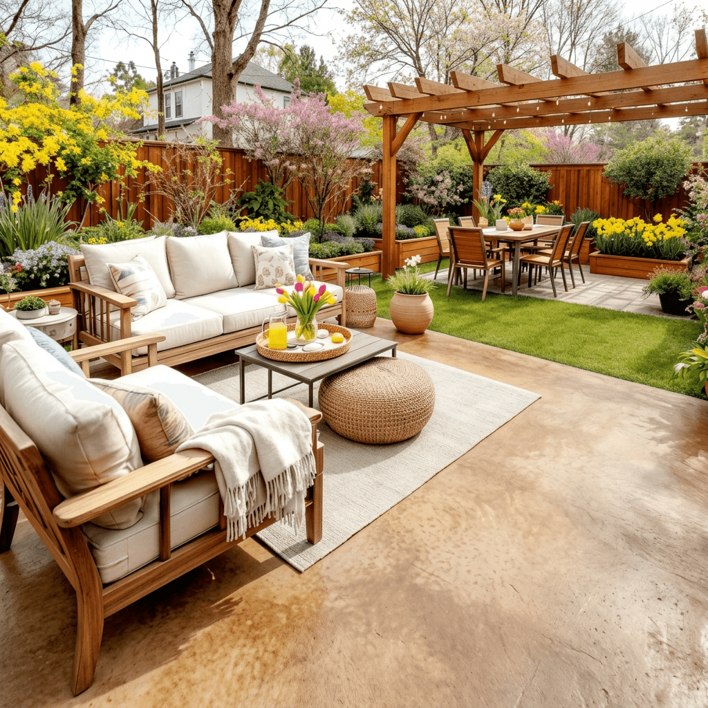 🌿 Color Your Concrete: Simple Ways to Brighten Your Outdoor Space This Spring - Concrete Resurrection