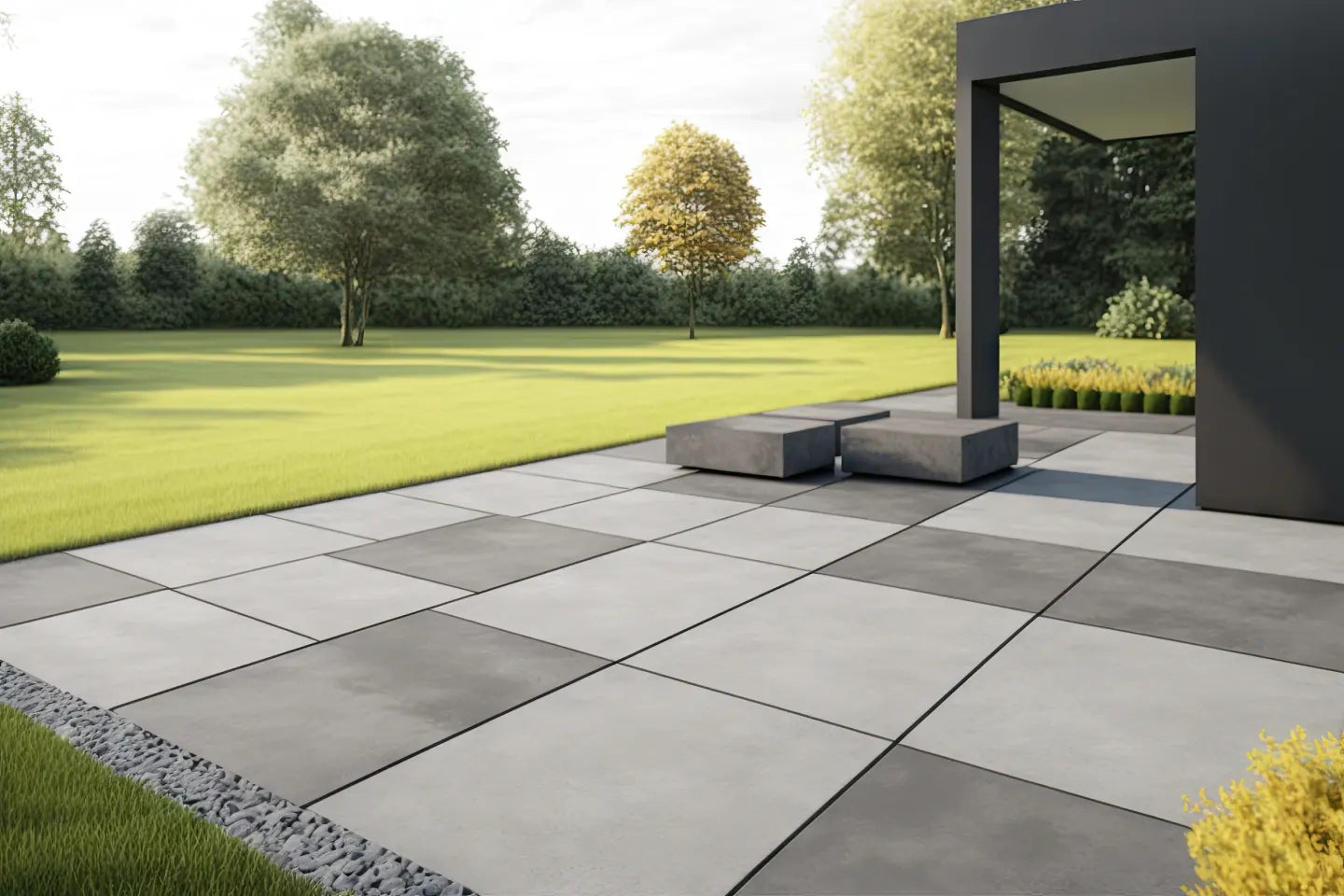 How To Stain Concrete Patio Areas And Protect Them From Fading