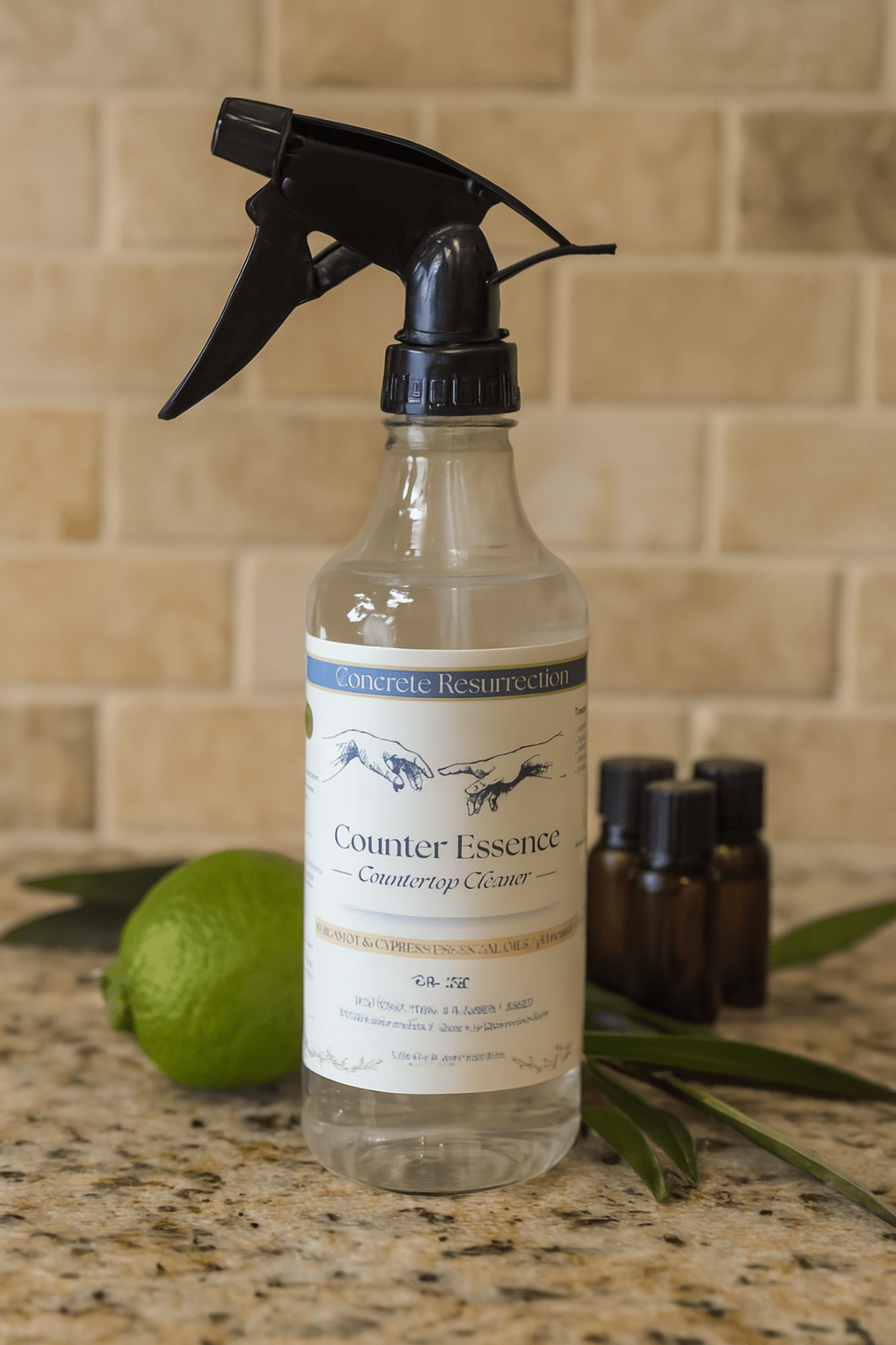 Clean Living Essentials Counter Essence Countertop Cleaner - Concrete Resurrection