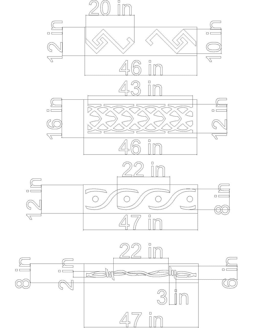 Border 1 Set - Concrete Resurrection