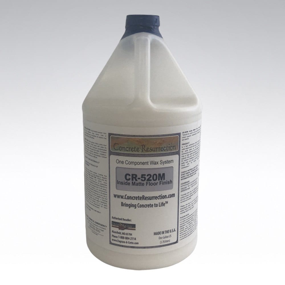 CR - 520M Inside Matte Floor Finish - Interior Floor Protector - Concrete Resurrection