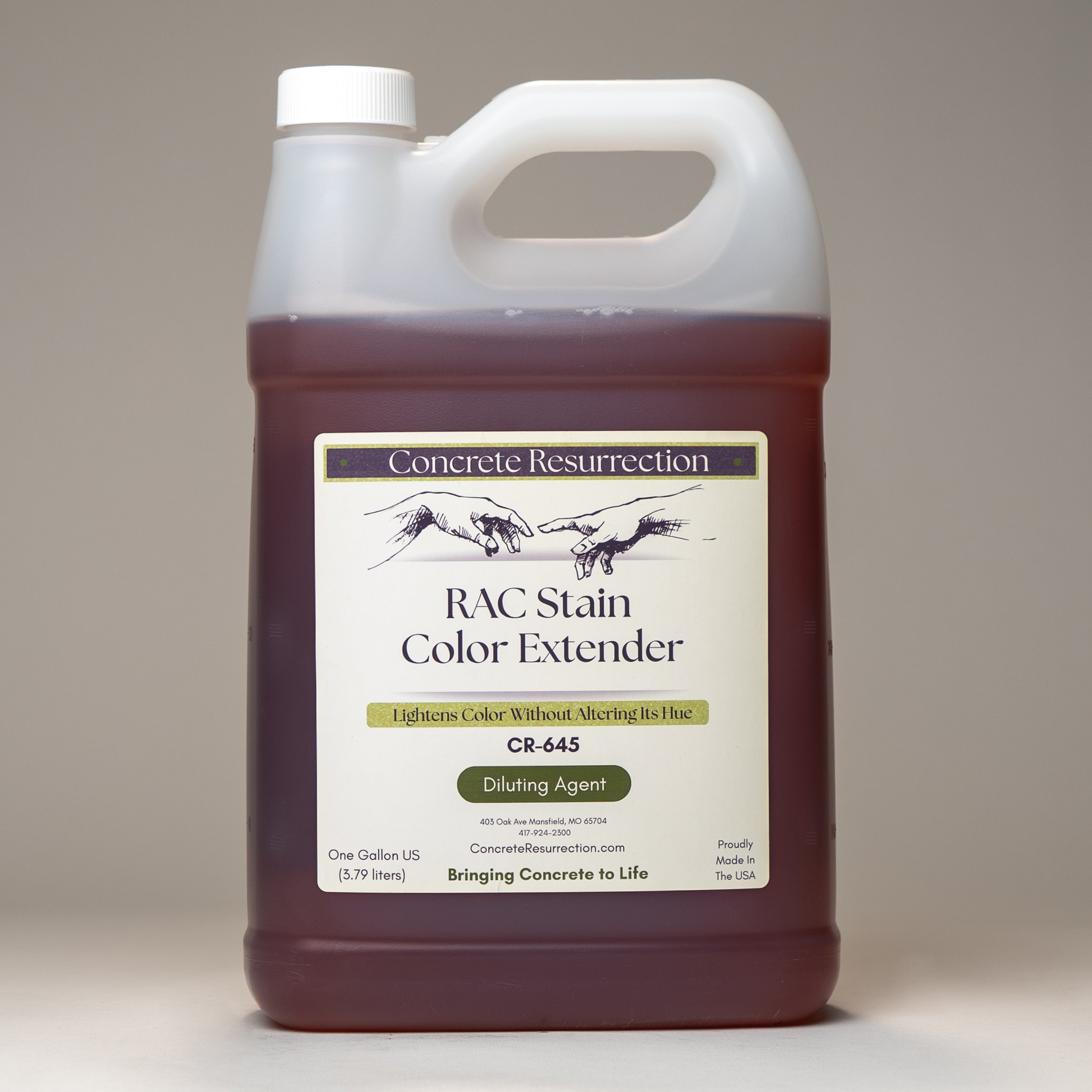 Stain Color Extender for RAC