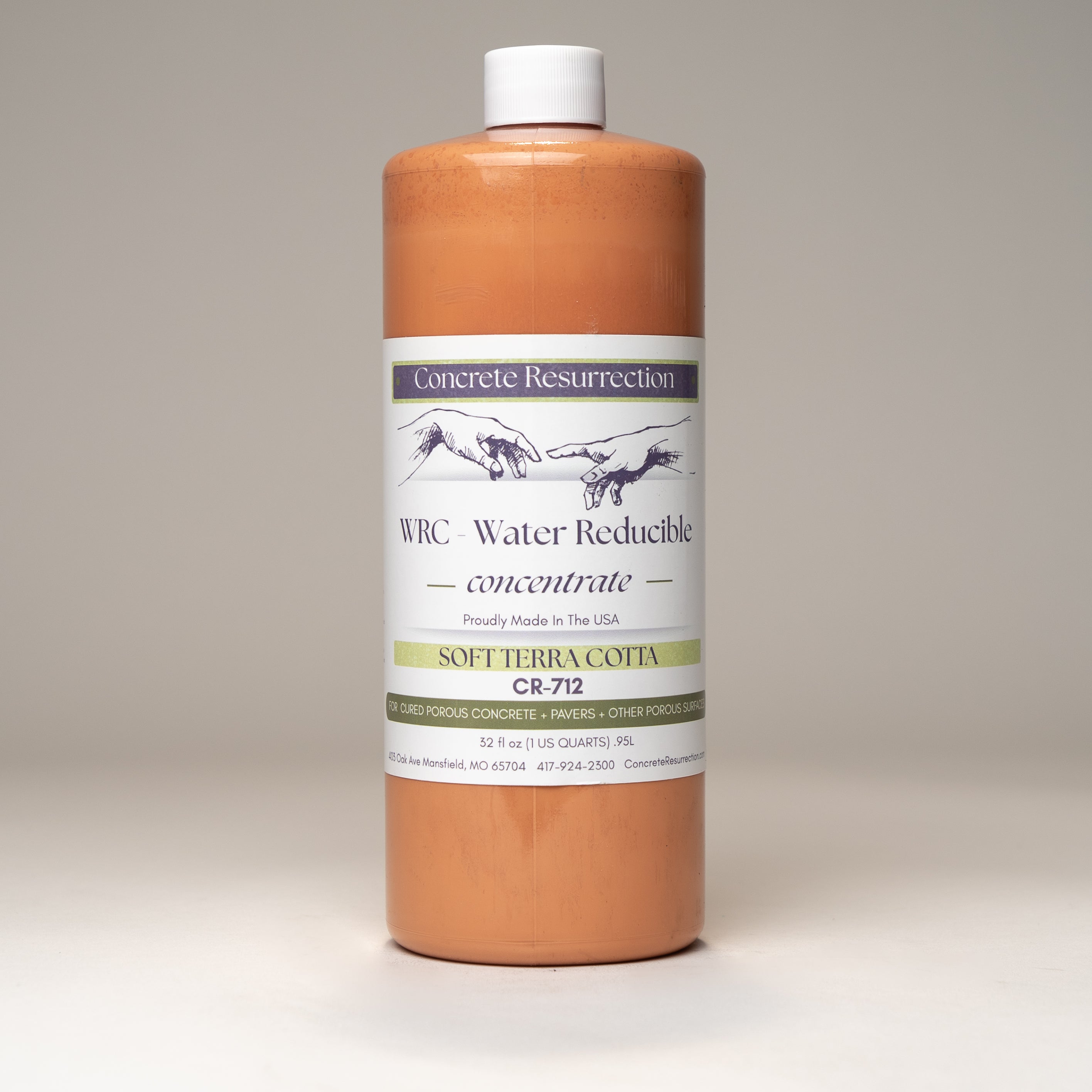 Water Reducible Concentrated (WRC) Concrete Stain