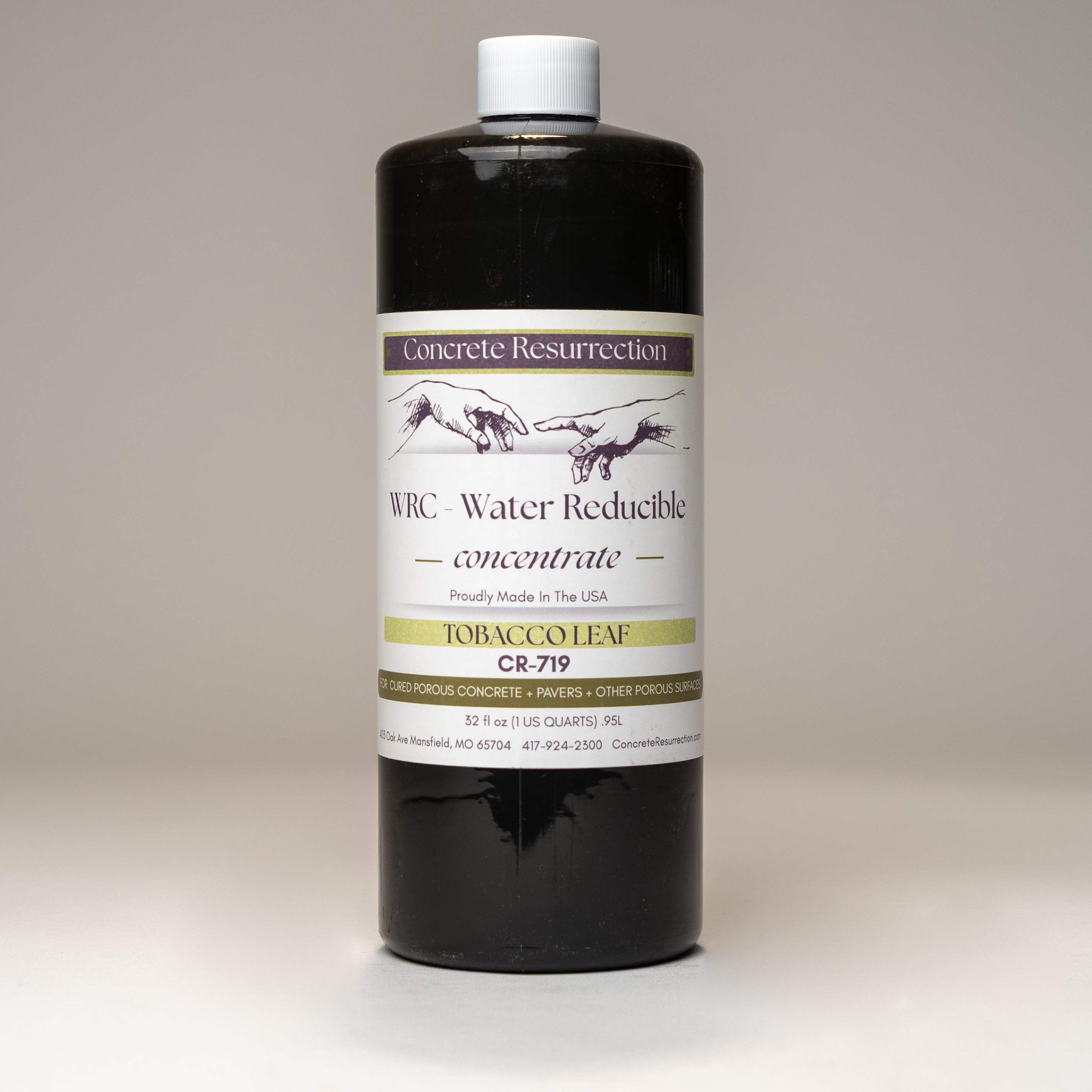 Water Reducible Concentrated (WRC) Concrete Stain