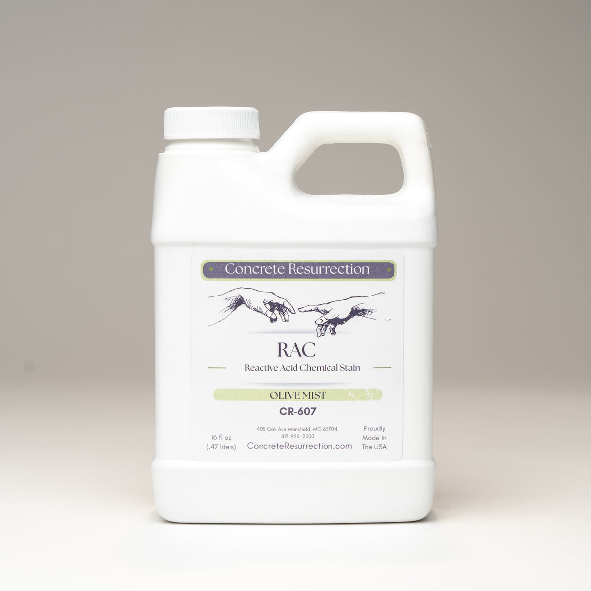 Reactive Acid Chemical (RAC) Concrete Stain