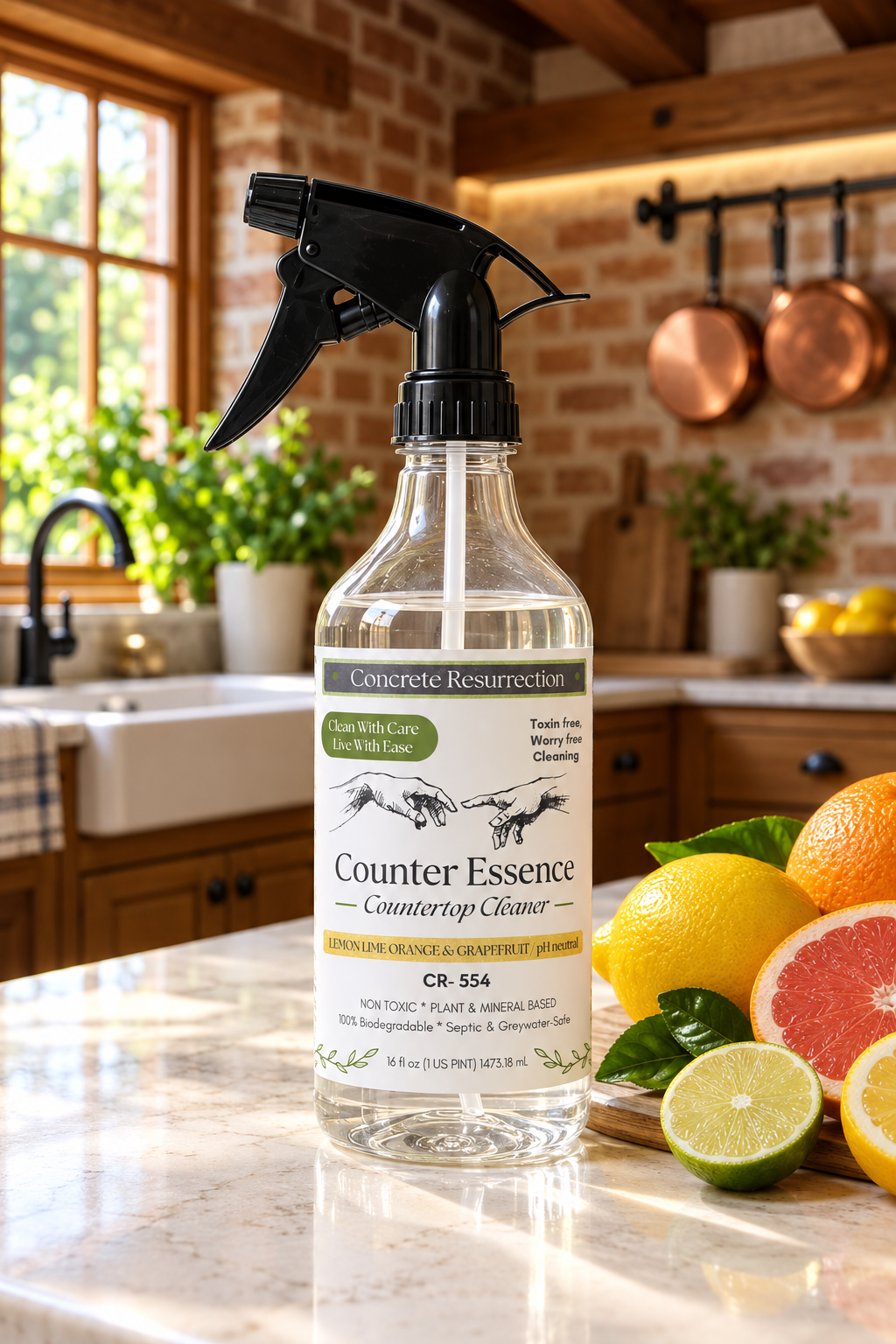 Clean Living Essentials Counter Essence Countertop Cleaner