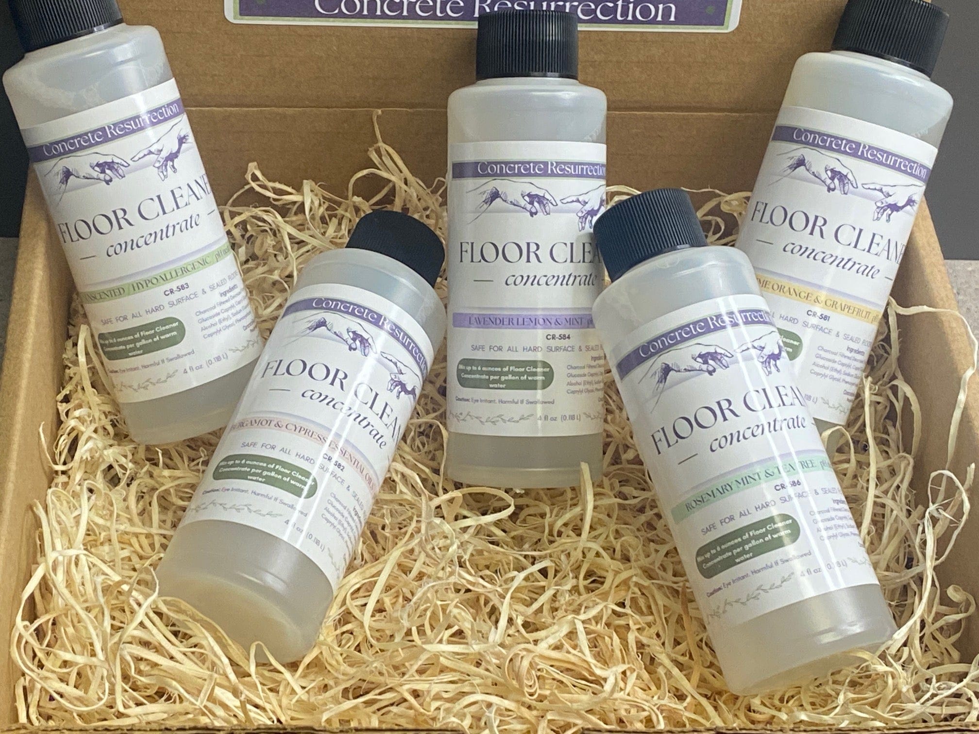 Clean Living Essentials Collection - Multi‑Surface Floor Cleaner Sample Pack