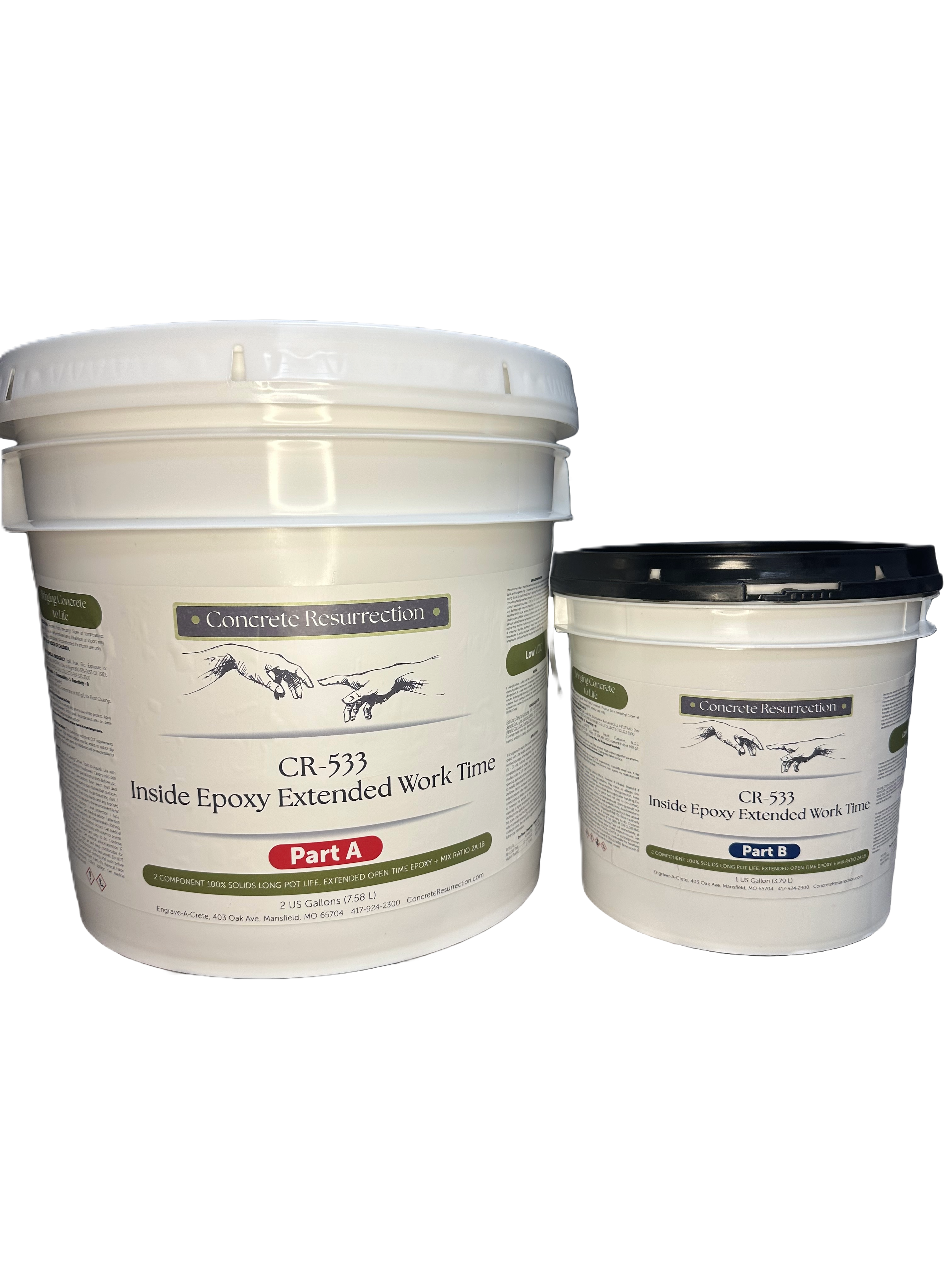 Concrete Resurrection Extended Work Time Epoxy