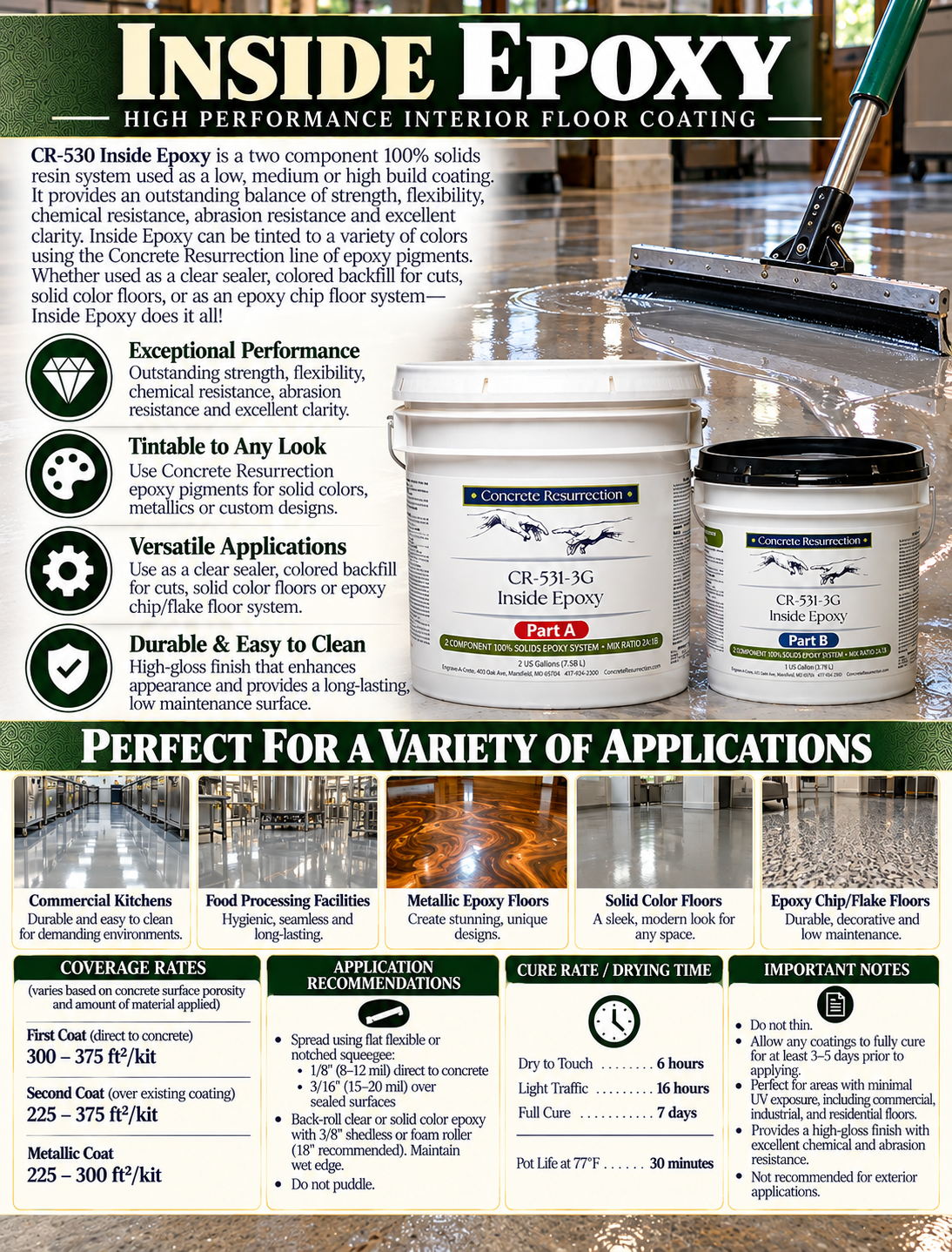 Epoxy - Interior Floor Coating