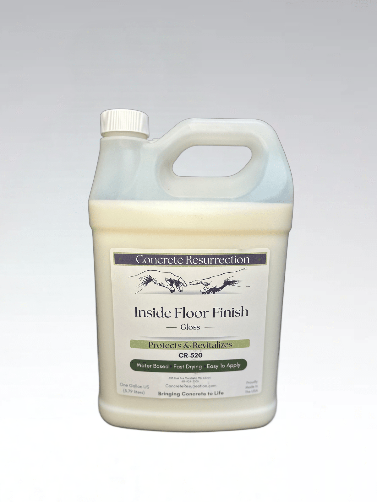 CR - 520 Inside Floor Finish - Interior Floor Protector - Concrete Resurrection