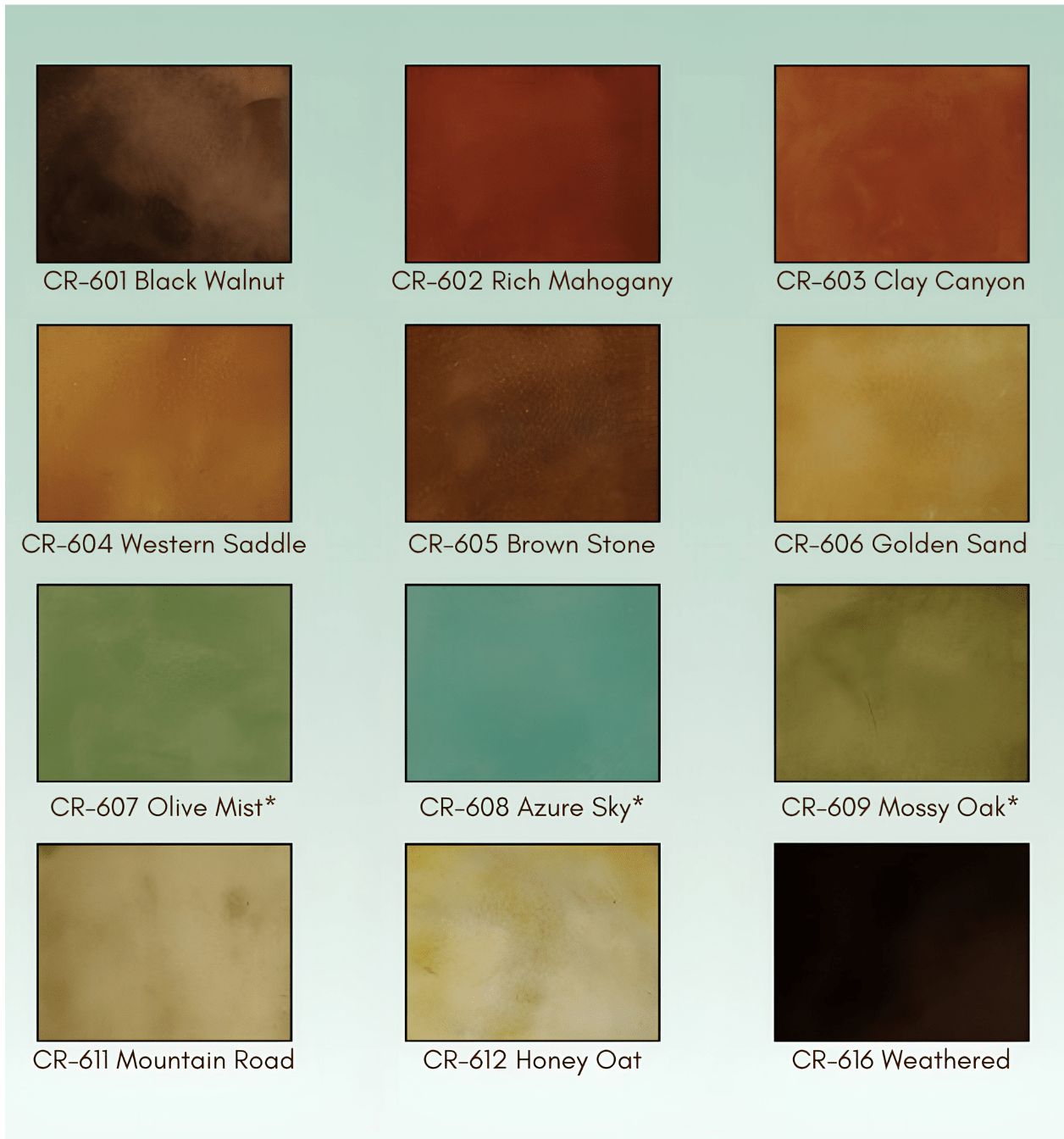 RAC Sample Pack – One 16 oz Bottle of Each Color - Concrete Resurrection