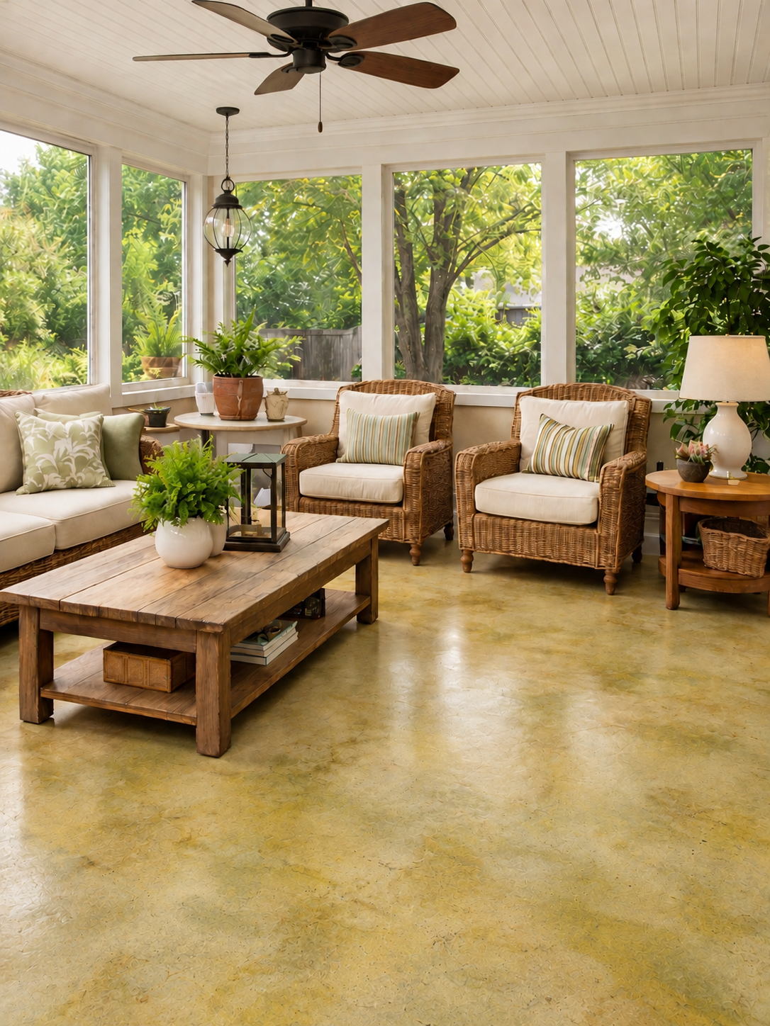 Reactive Acid Chemical (RAC) Concrete Stain
