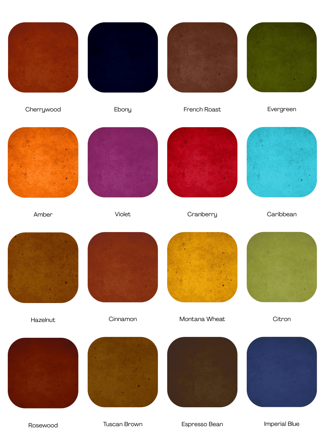 16 Color Bold Sample Pack Ten Second Color 4 ounce Bottles - Concrete Resurrection