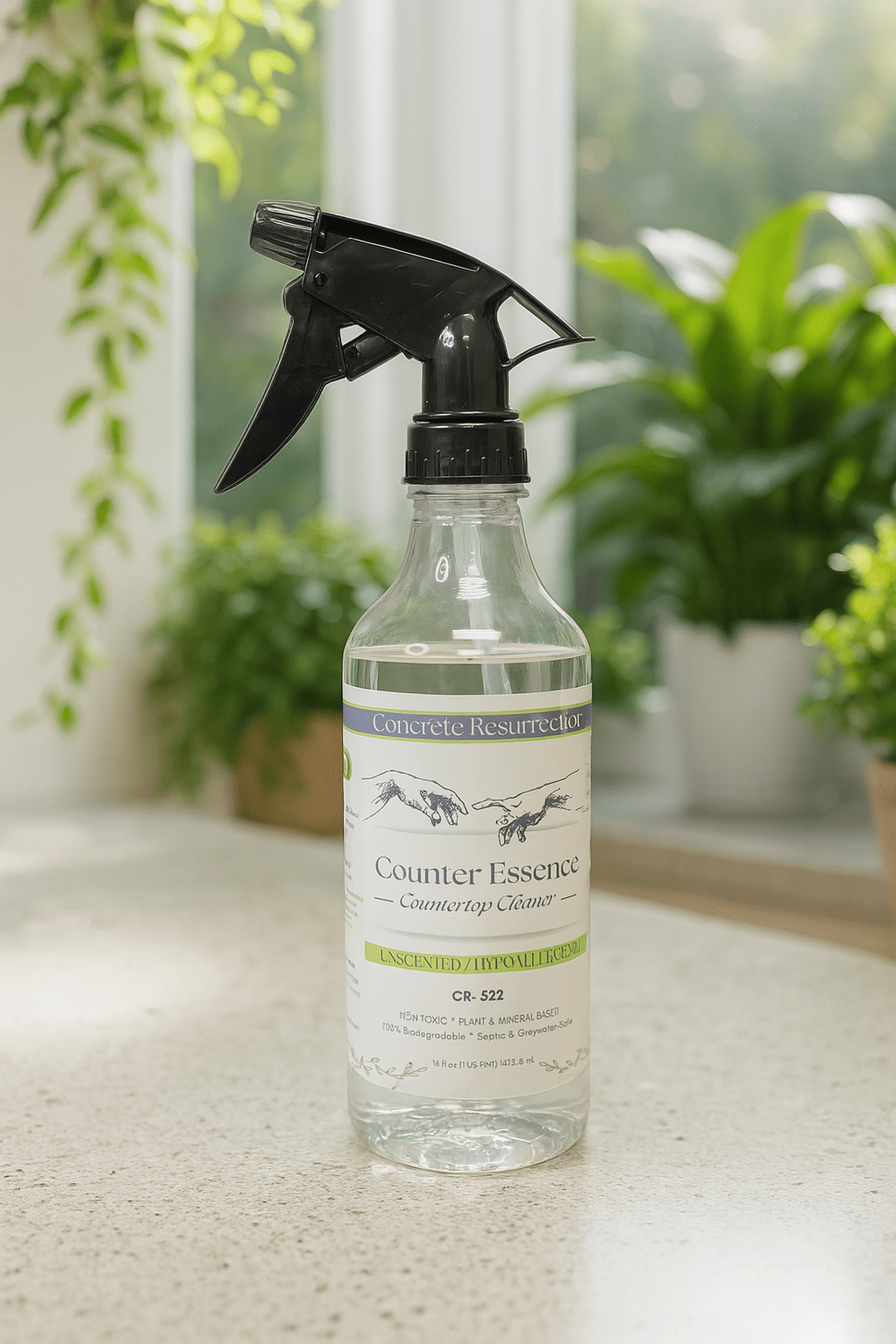Clean Living Essentials Counter Essence Countertop Cleaner - Concrete Resurrection