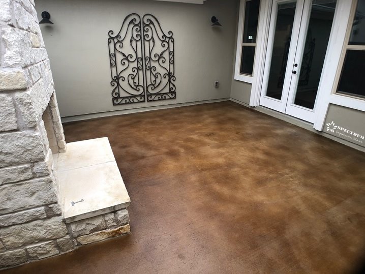 Reactive Acid Chemical (RAC) Concrete Stain