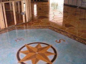 Compass Rose with Directionals - Concrete Resurrection