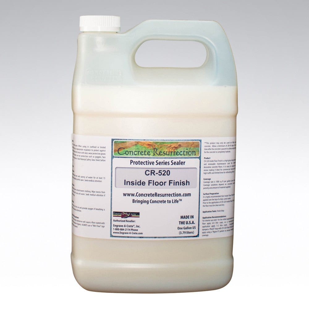 CR - 520 Inside Floor Finish - Interior Floor Protector - Concrete Resurrection