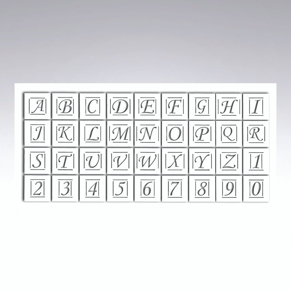 Fancy Lettering Set - Concrete Resurrection