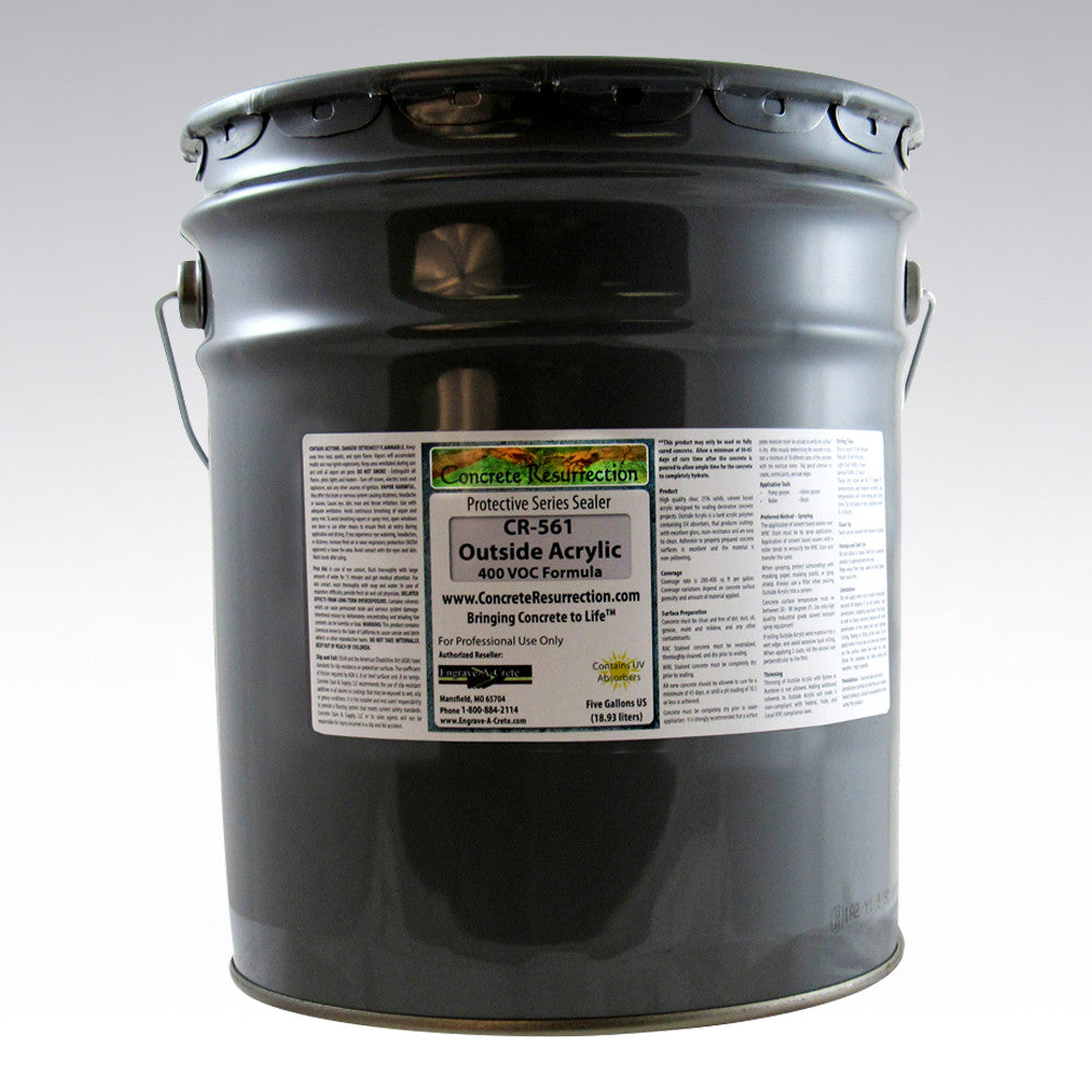 Outside Solvent Based Acrylic 400 VOC - Multiple Sizes Available