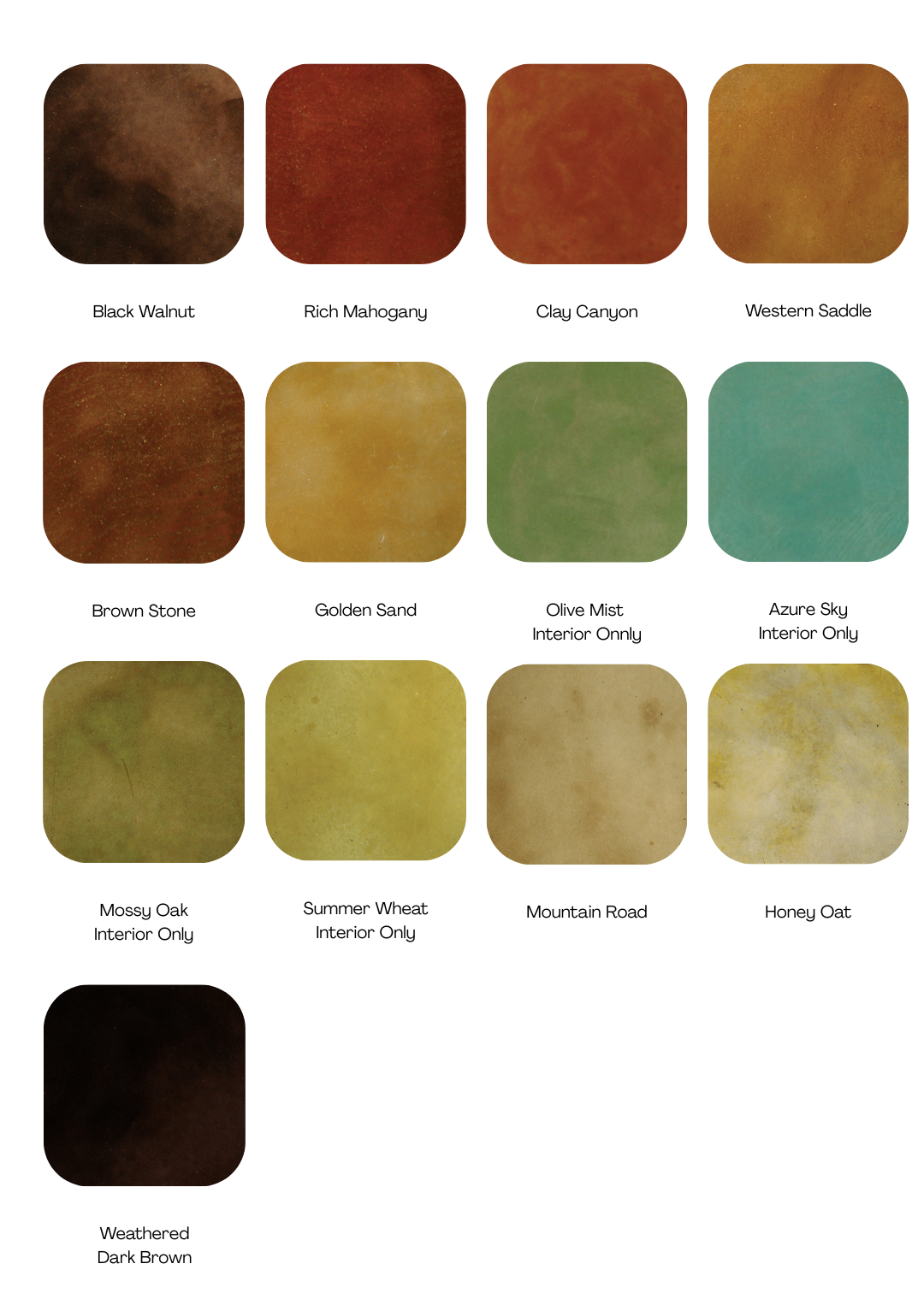 Reactive Acid Chemical (RAC) Concrete Stain