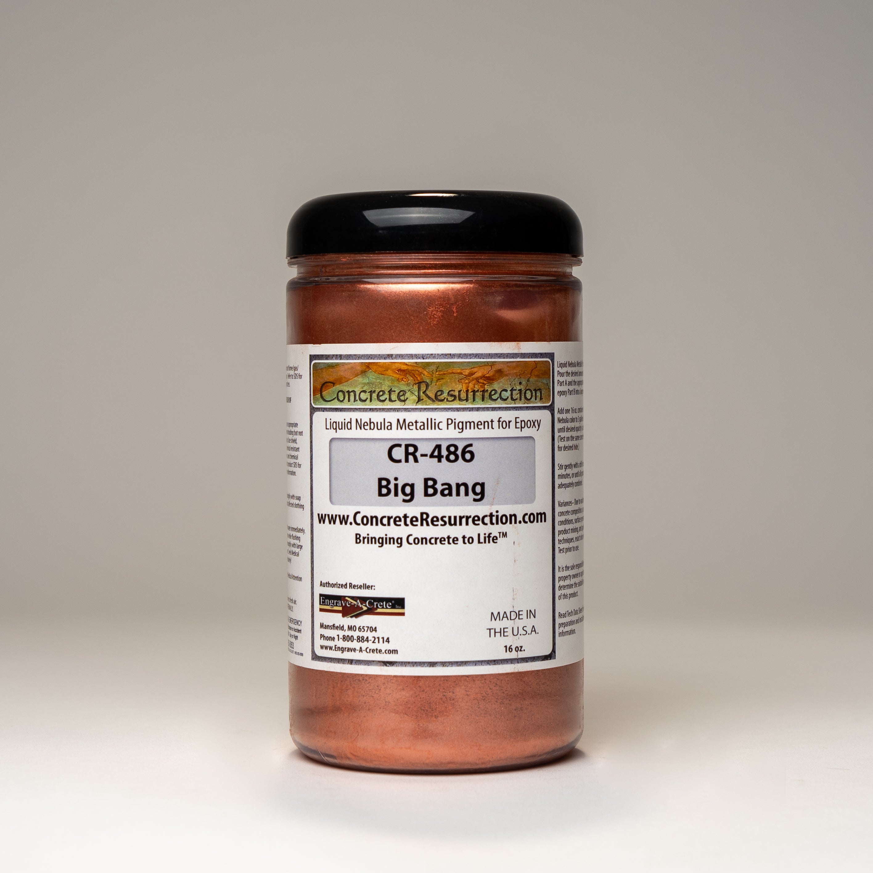 Metallic Epoxy Pigment * Add to a 3 Gallon KIt of Inside Epoxy Liquid Nebula *