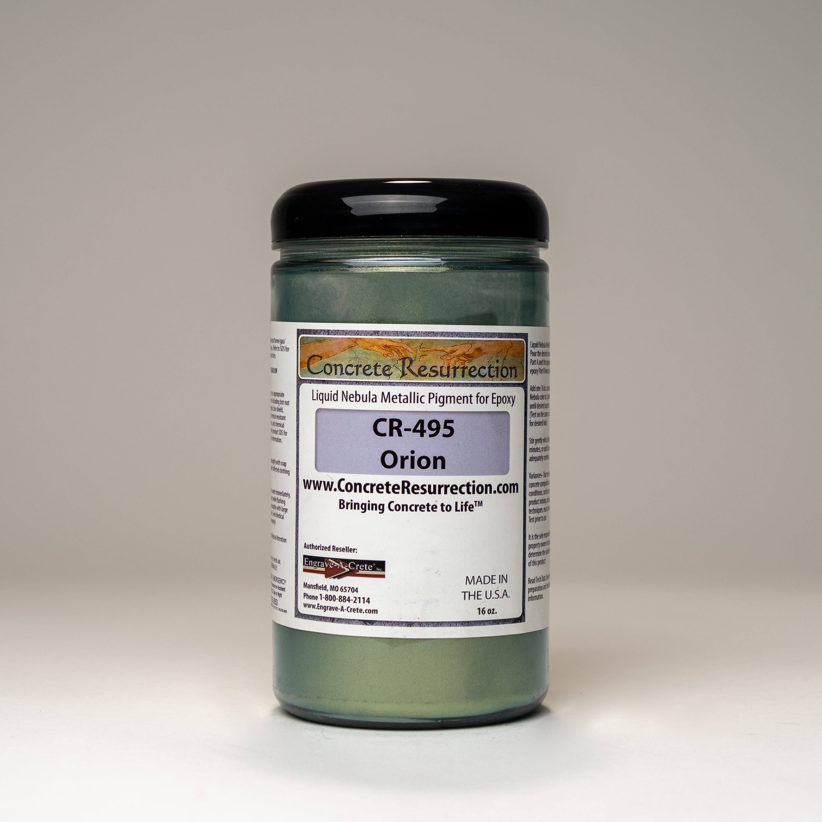 Metallic Epoxy Pigment * Add to a 3 Gallon KIt of Inside Epoxy Liquid Nebula *