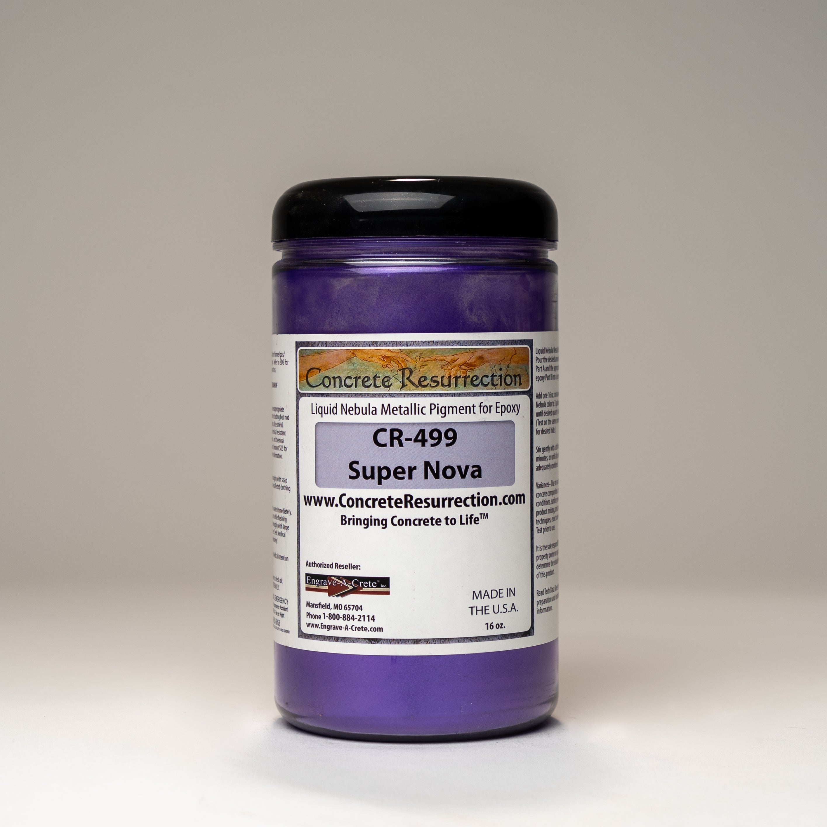 Metallic Epoxy Pigment * Add to a 3 Gallon KIt of Inside Epoxy Liquid Nebula *