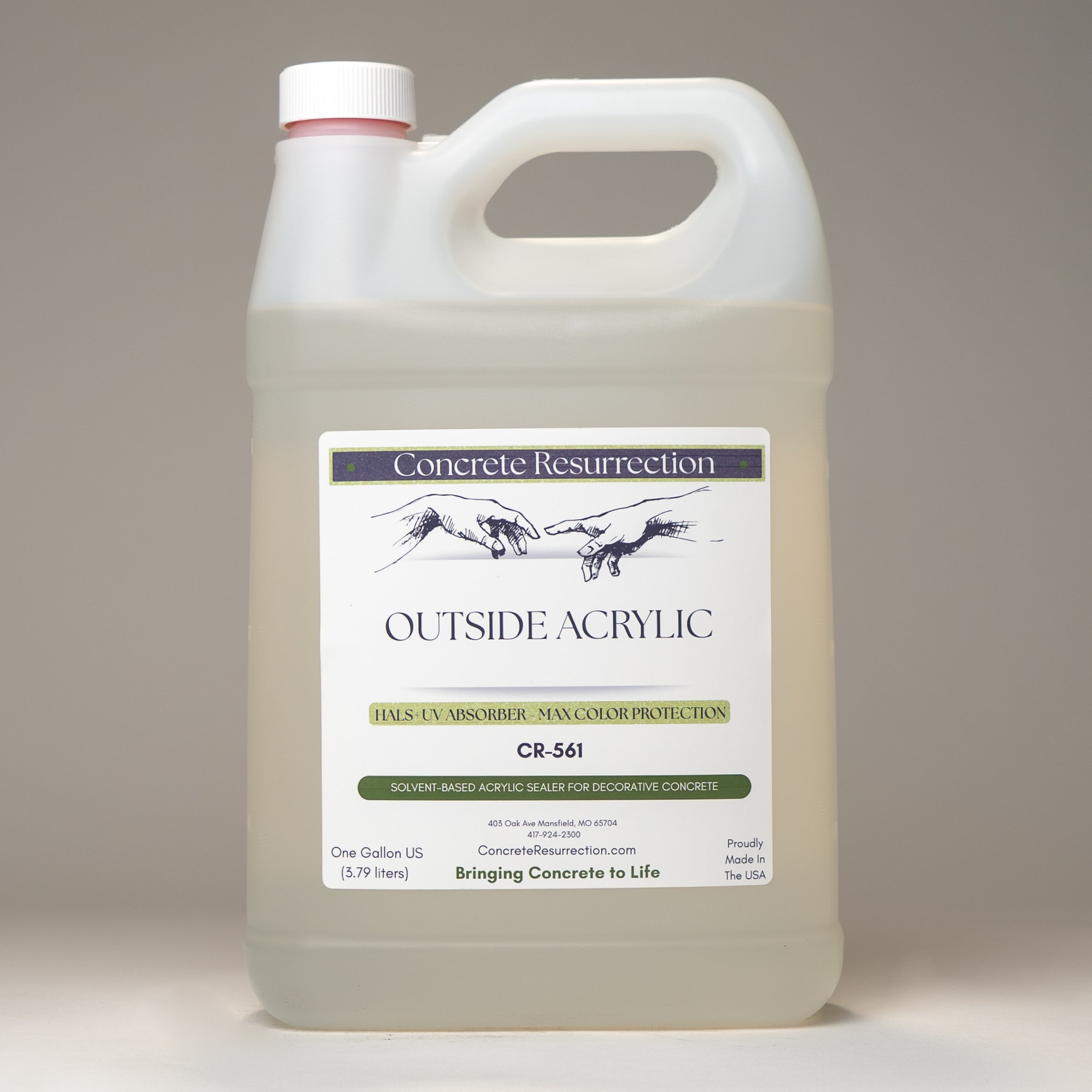 Outside Solvent Based Acrylic 400 VOC - Multiple Sizes Available