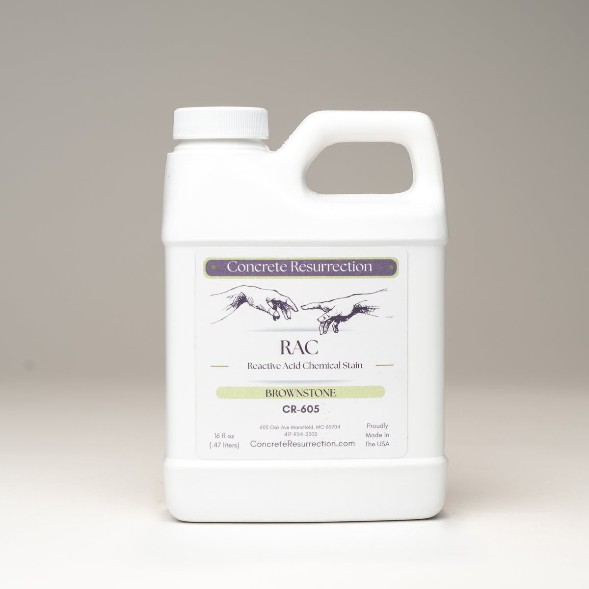 Reactive Acid Chemical (RAC) Concrete Stain