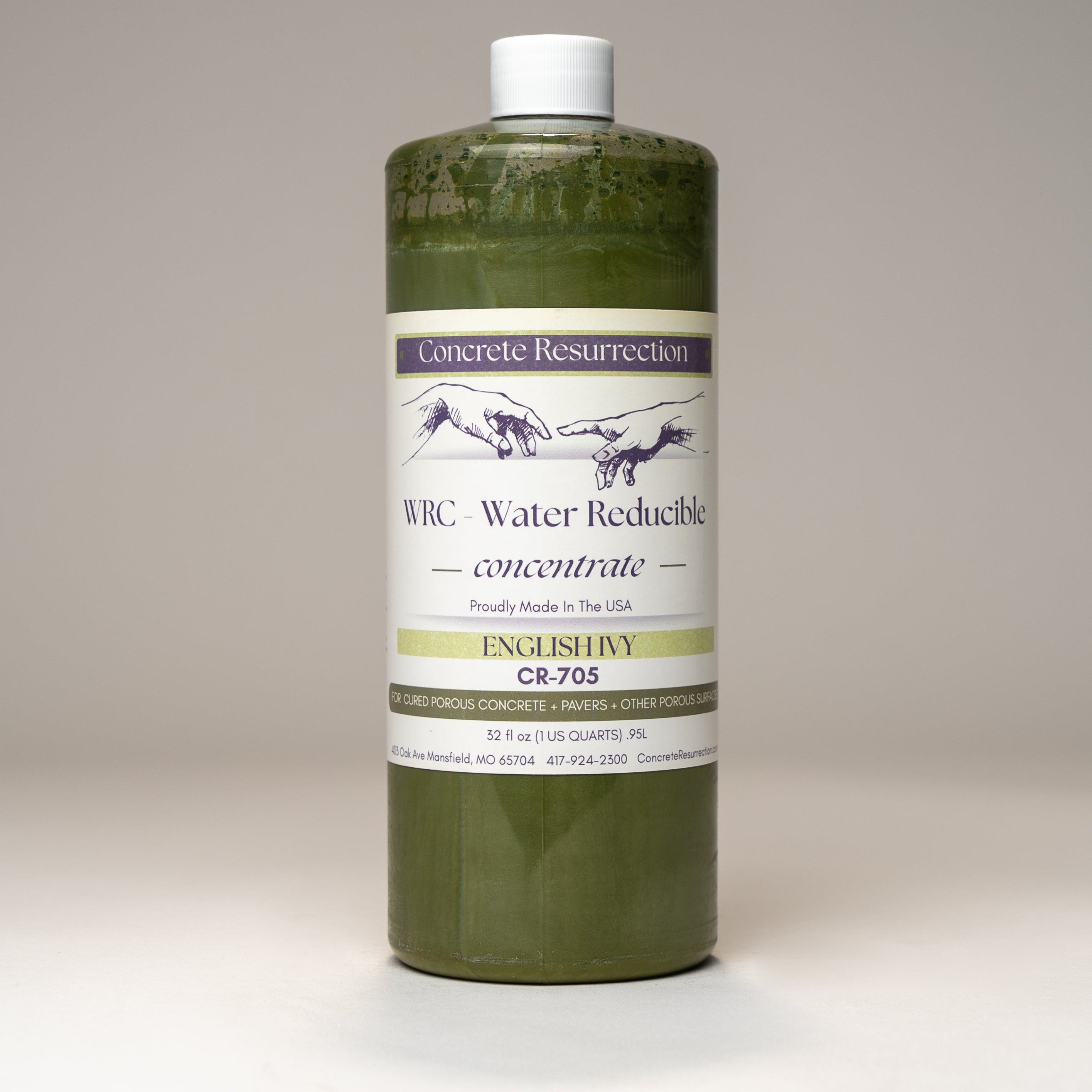Water Reducible Concentrated (WRC) Concrete Stain