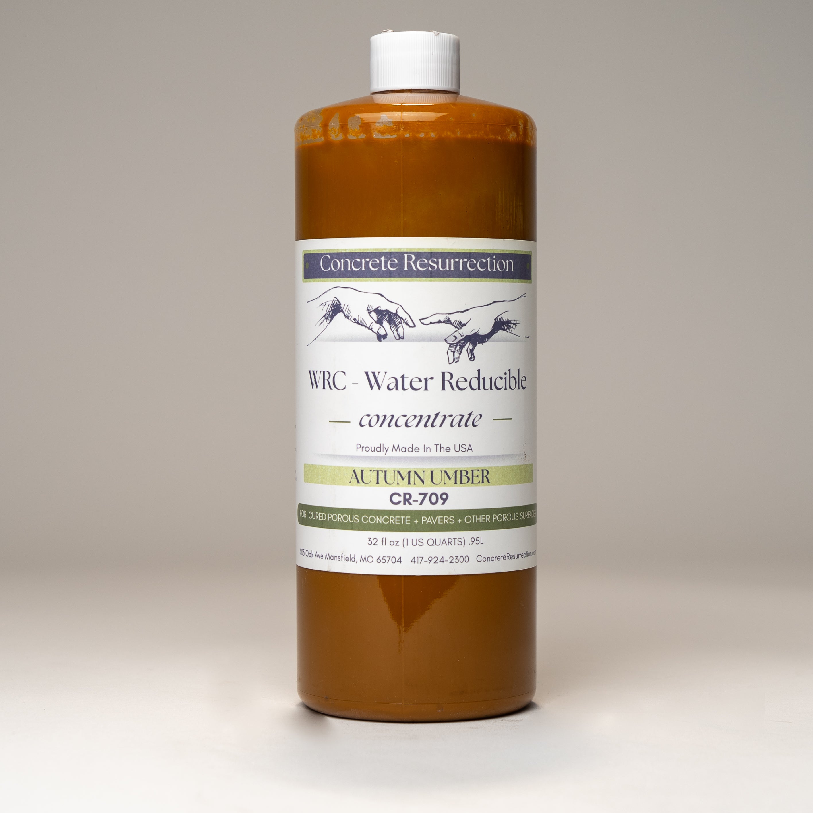 Water Reducible Concentrated (WRC) Concrete Stain
