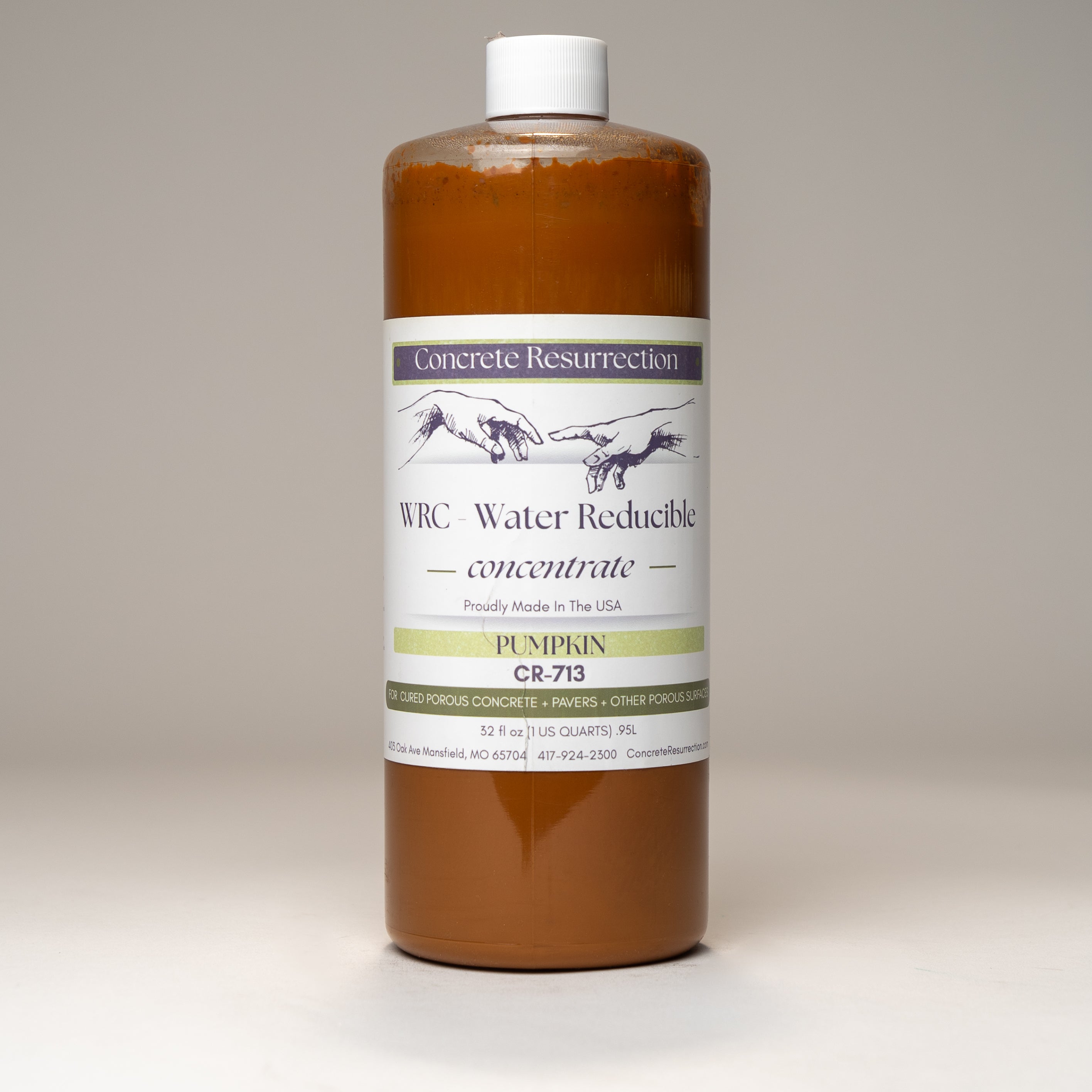 Water Reducible Concentrated (WRC) Concrete Stain