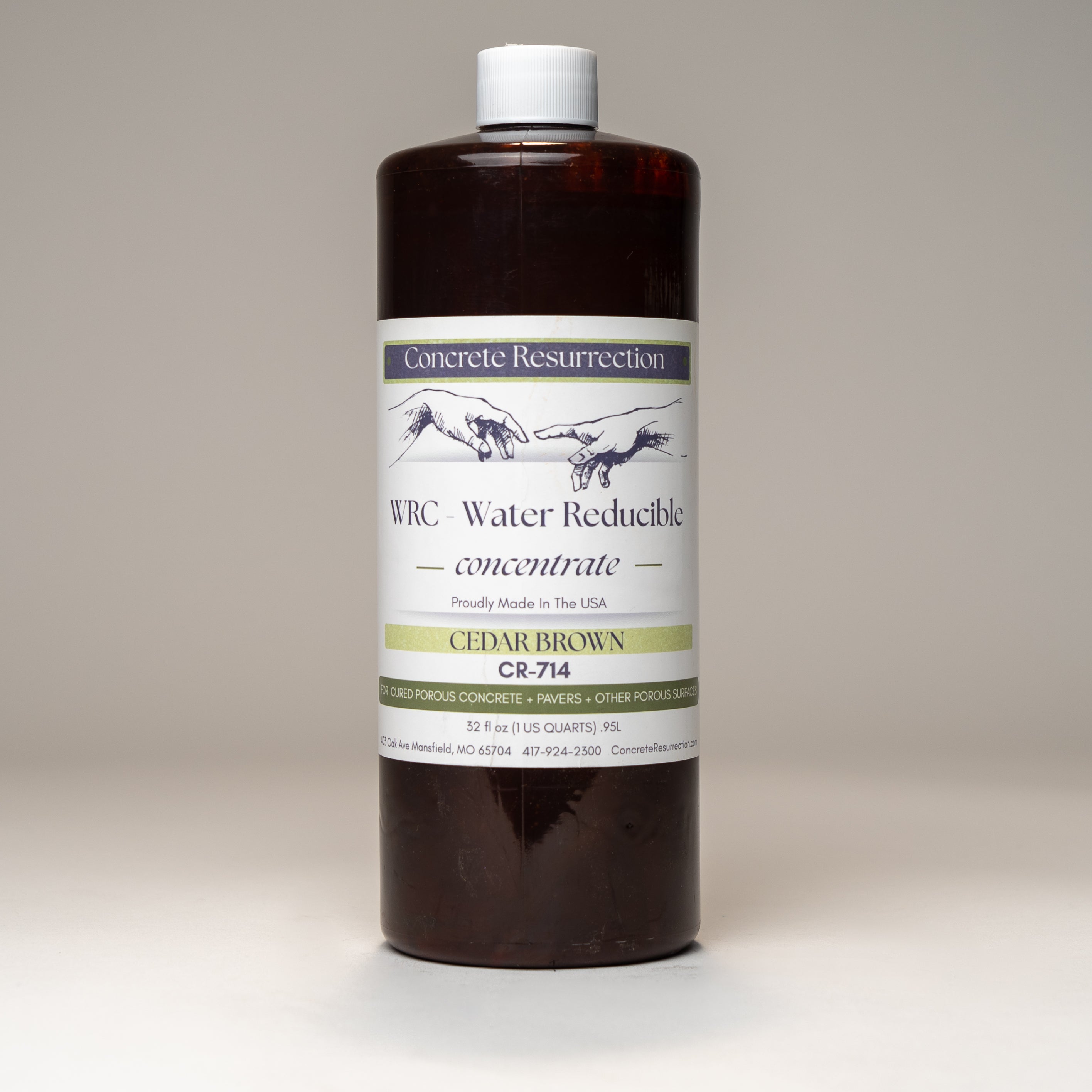 Water Reducible Concentrated (WRC) Concrete Stain