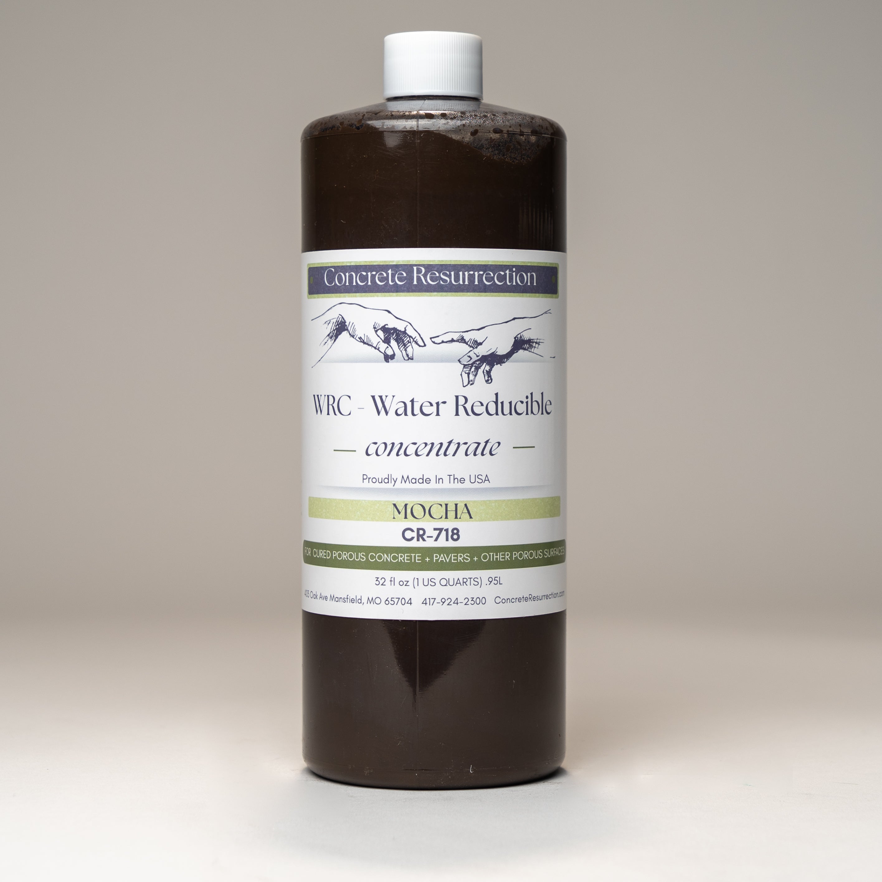 Water Reducible Concentrated (WRC) Concrete Stain