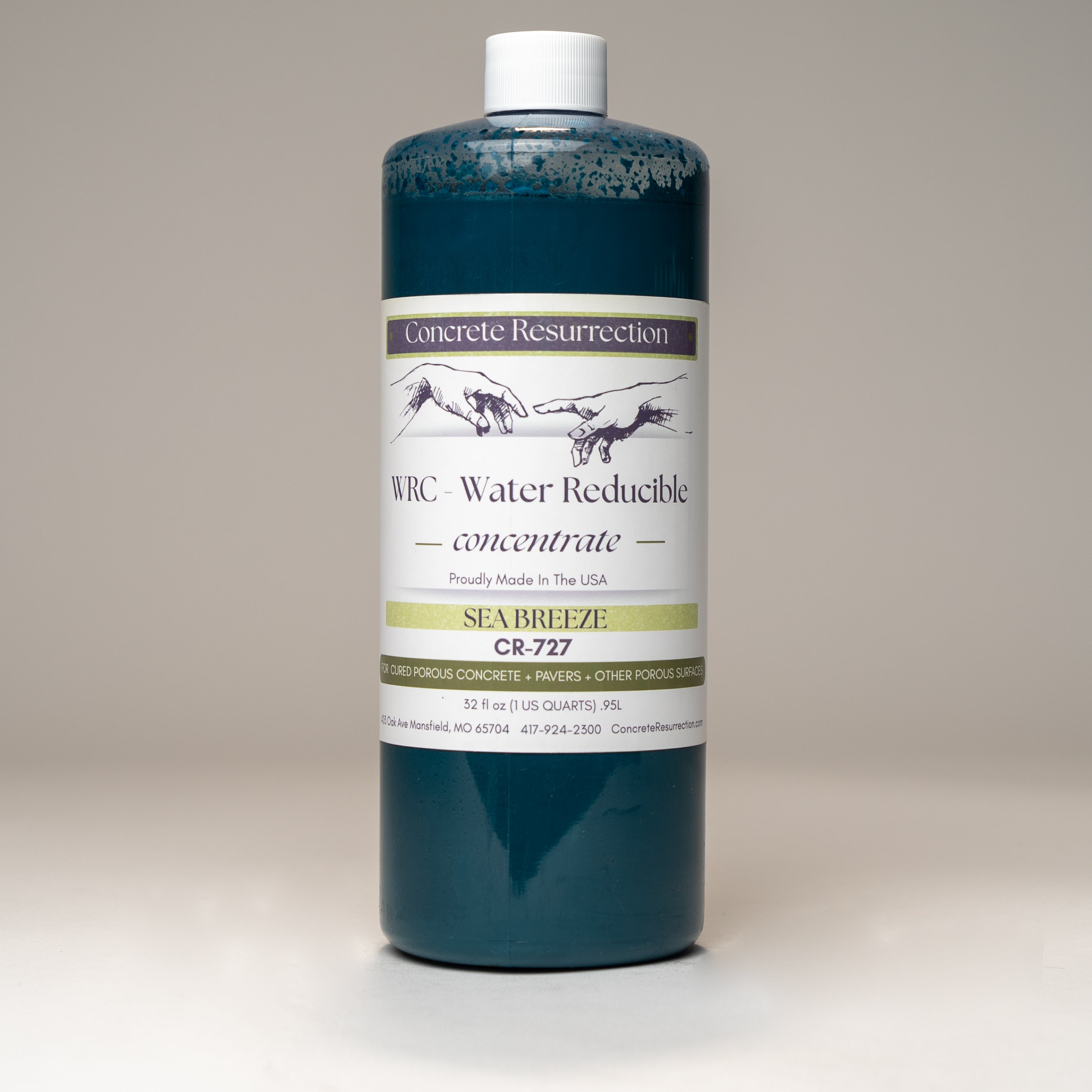 Water Reducible Concentrated (WRC) Concrete Stain