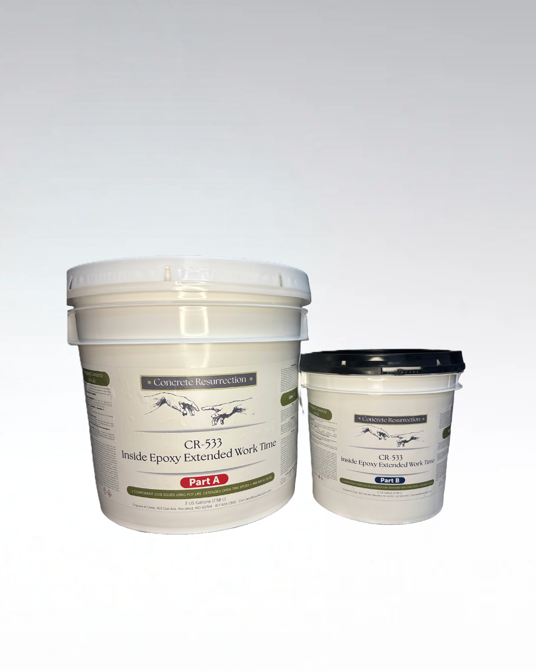 Concrete Resurrection Extended Work Time Epoxy