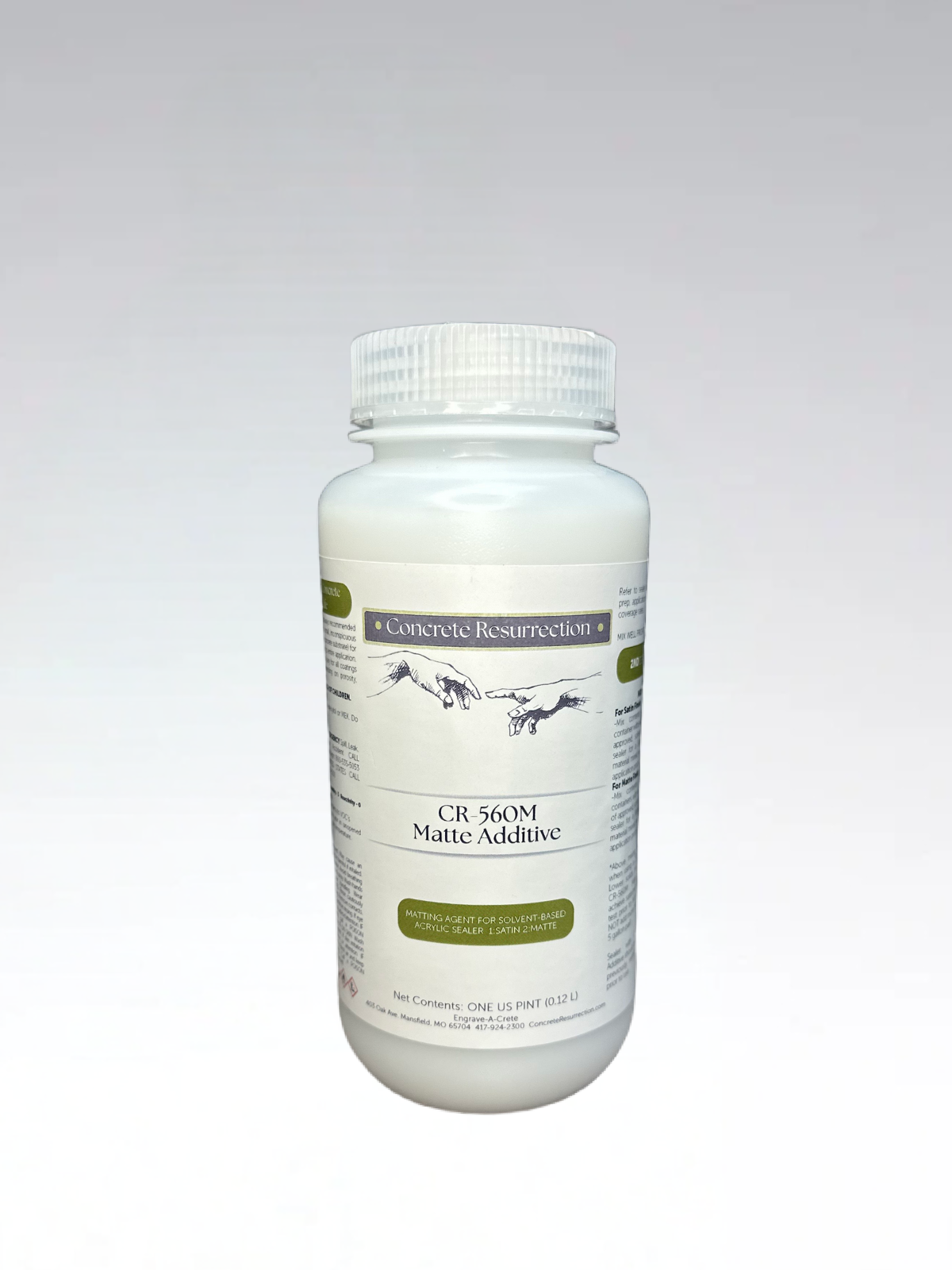 Matte Additive for Concrete Resurrection Outside Acrylic CR-560/CR-561/CR-562