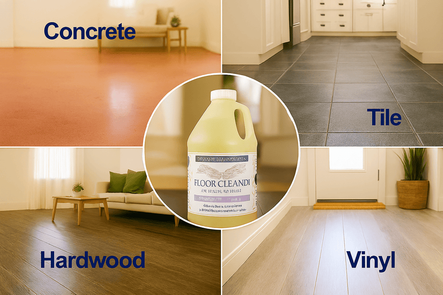 Clean Living Essentials Collection - Multi‑Surface Floor Cleaner Sample Pack - Concrete Resurrection