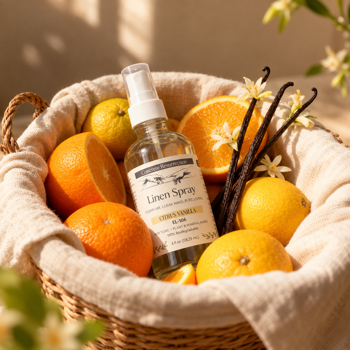Clean Living Essentials Linen Spray