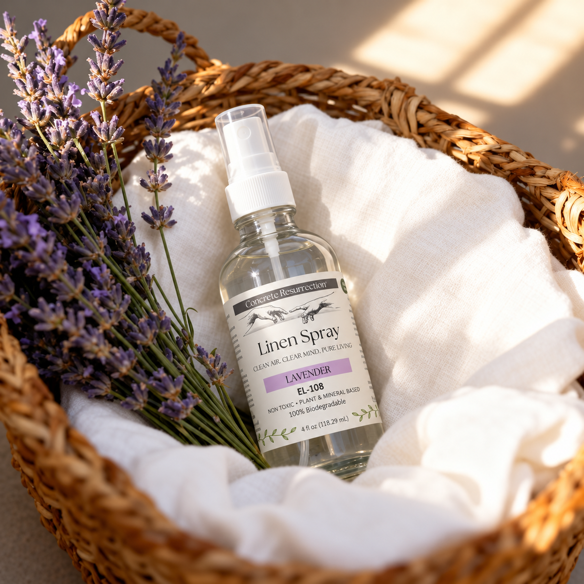 Clean Living Essentials Linen Spray