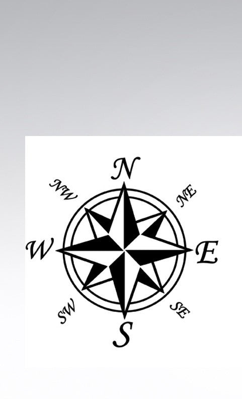 Compass Rose with Directionals