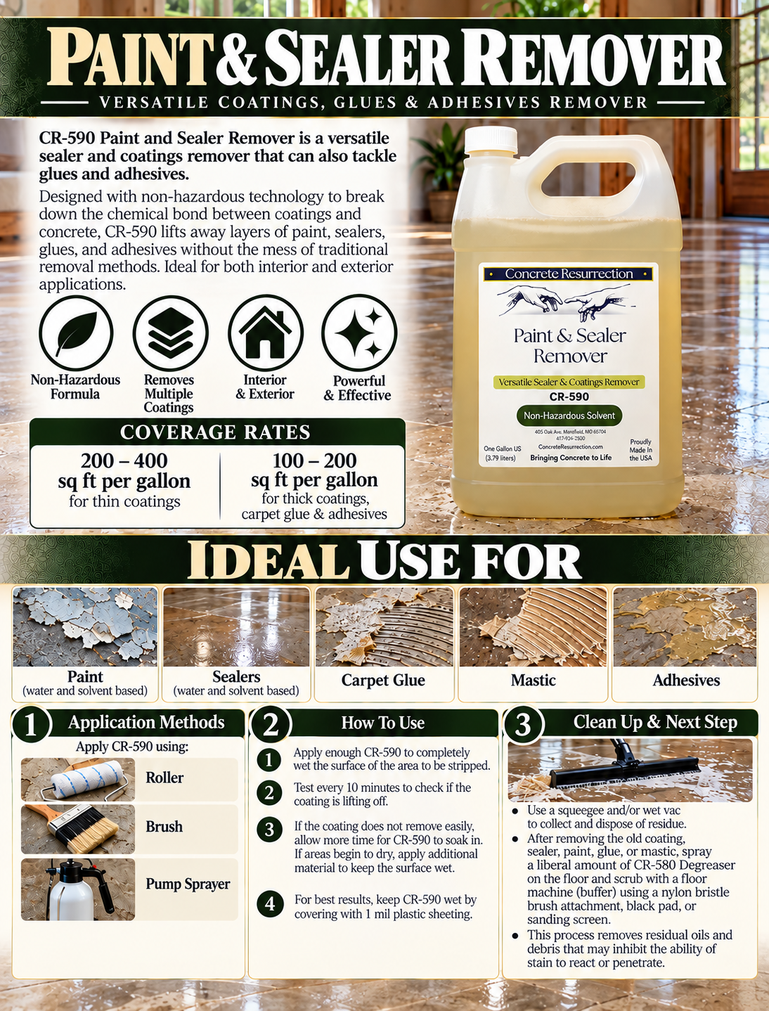 CR-590 Paint & Sealer Remover