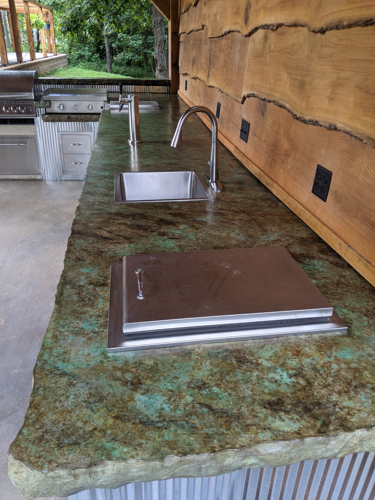 Reactive Acid Chemical (RAC) Concrete Stain