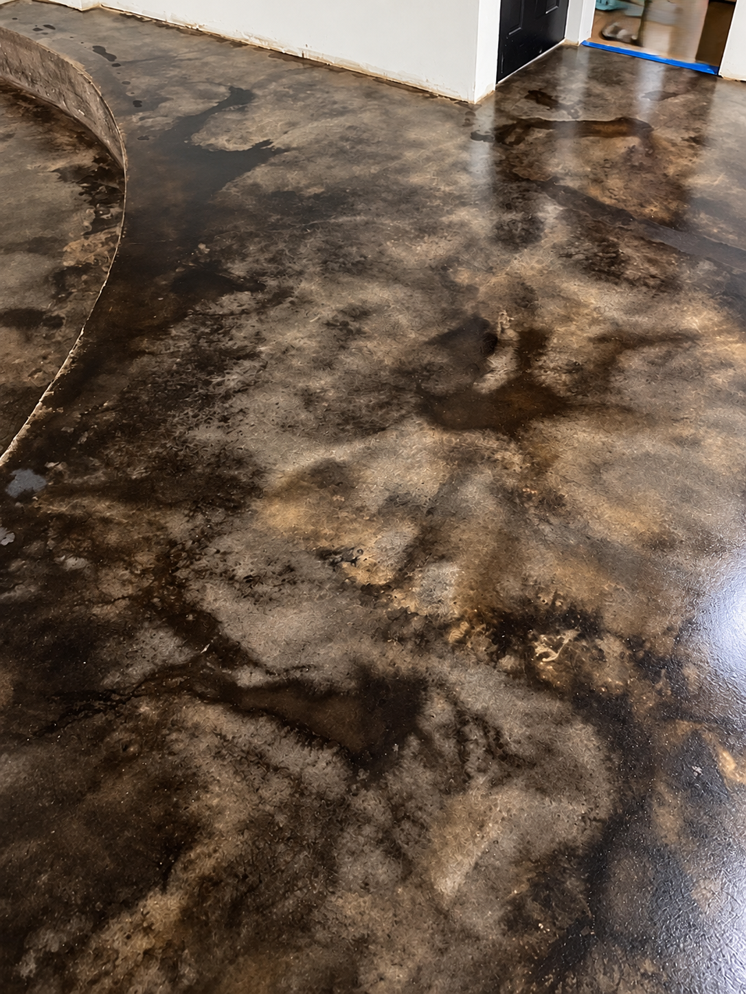 Reactive Acid Chemical (RAC) Concrete Stain