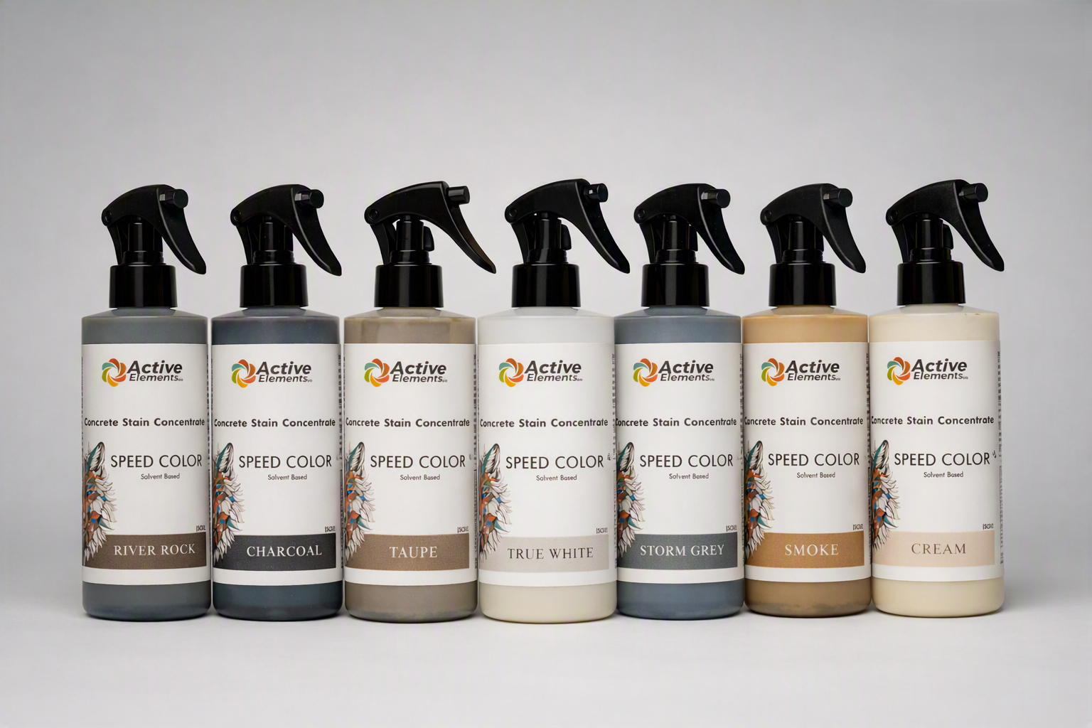 8 Color Neutrals Sample Pack - 8oz Bottles