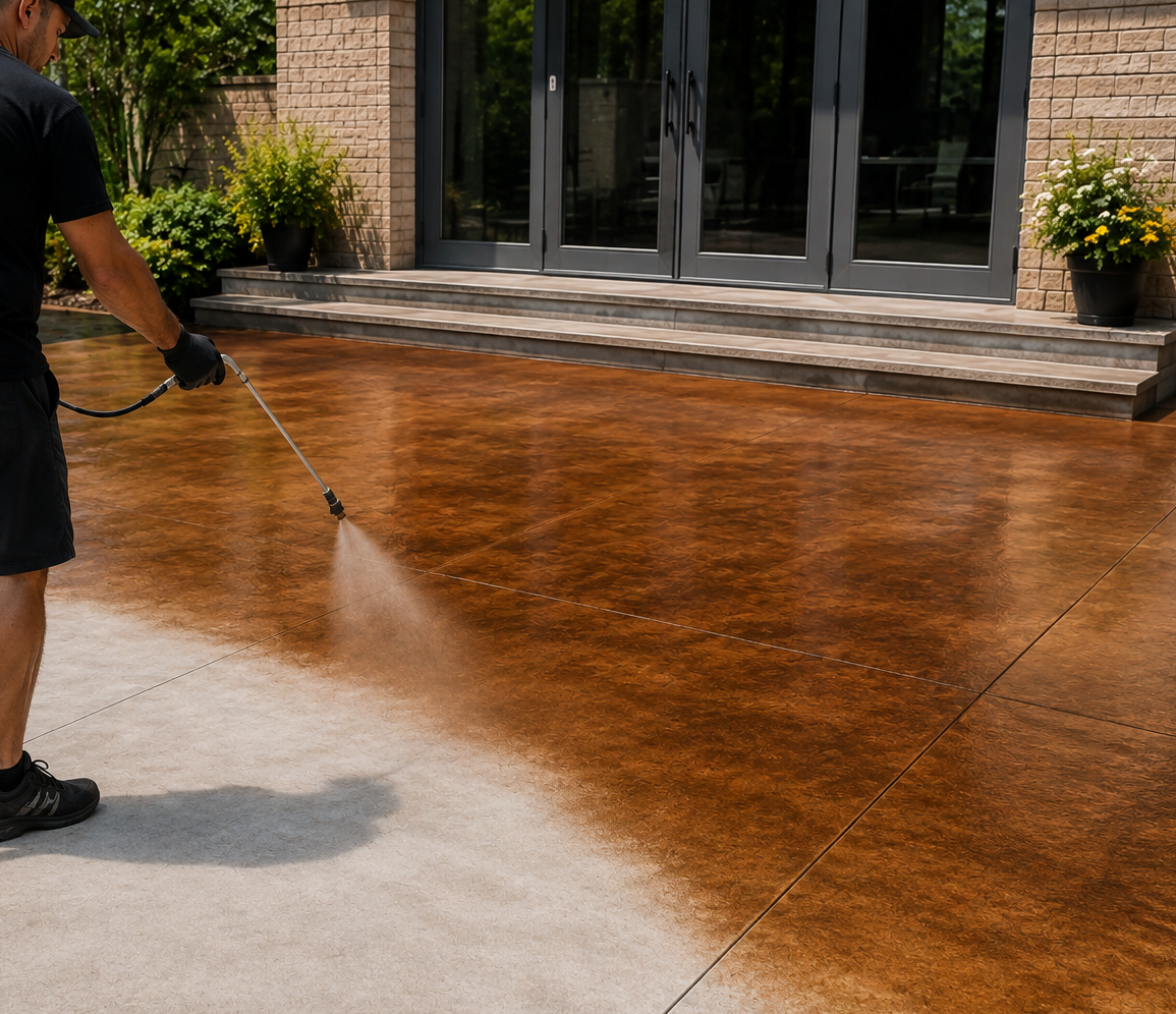 Water Reducible Concentrated (WRC) Concrete Stain
