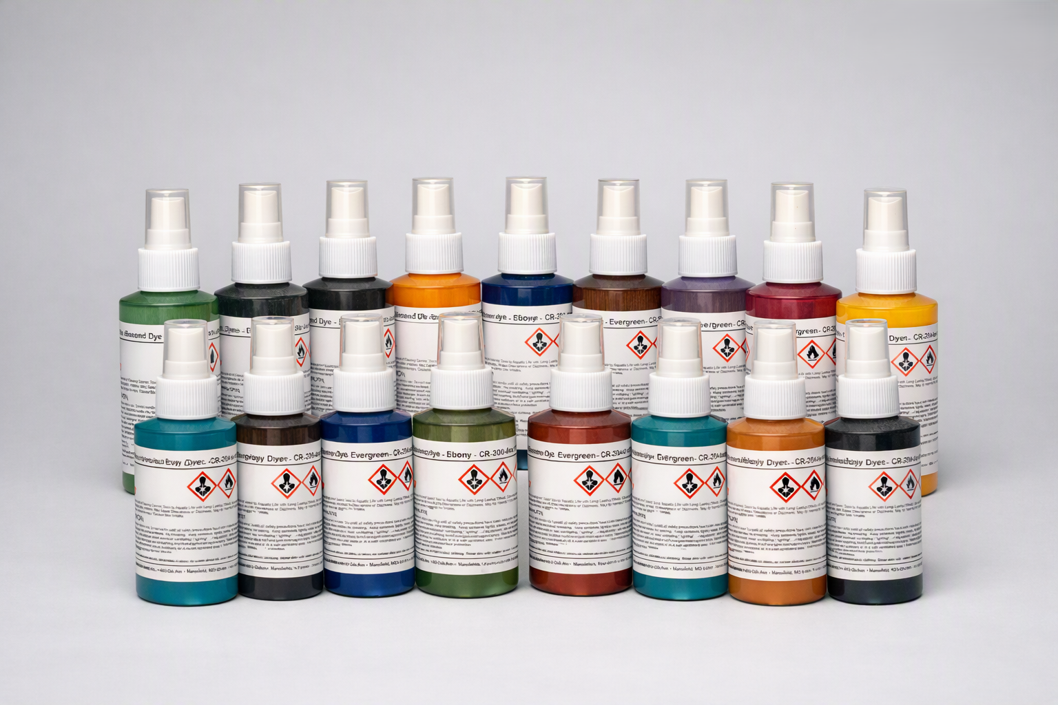 16 Color Bold Sample Pack Ten Second Color 4 ounce Bottles