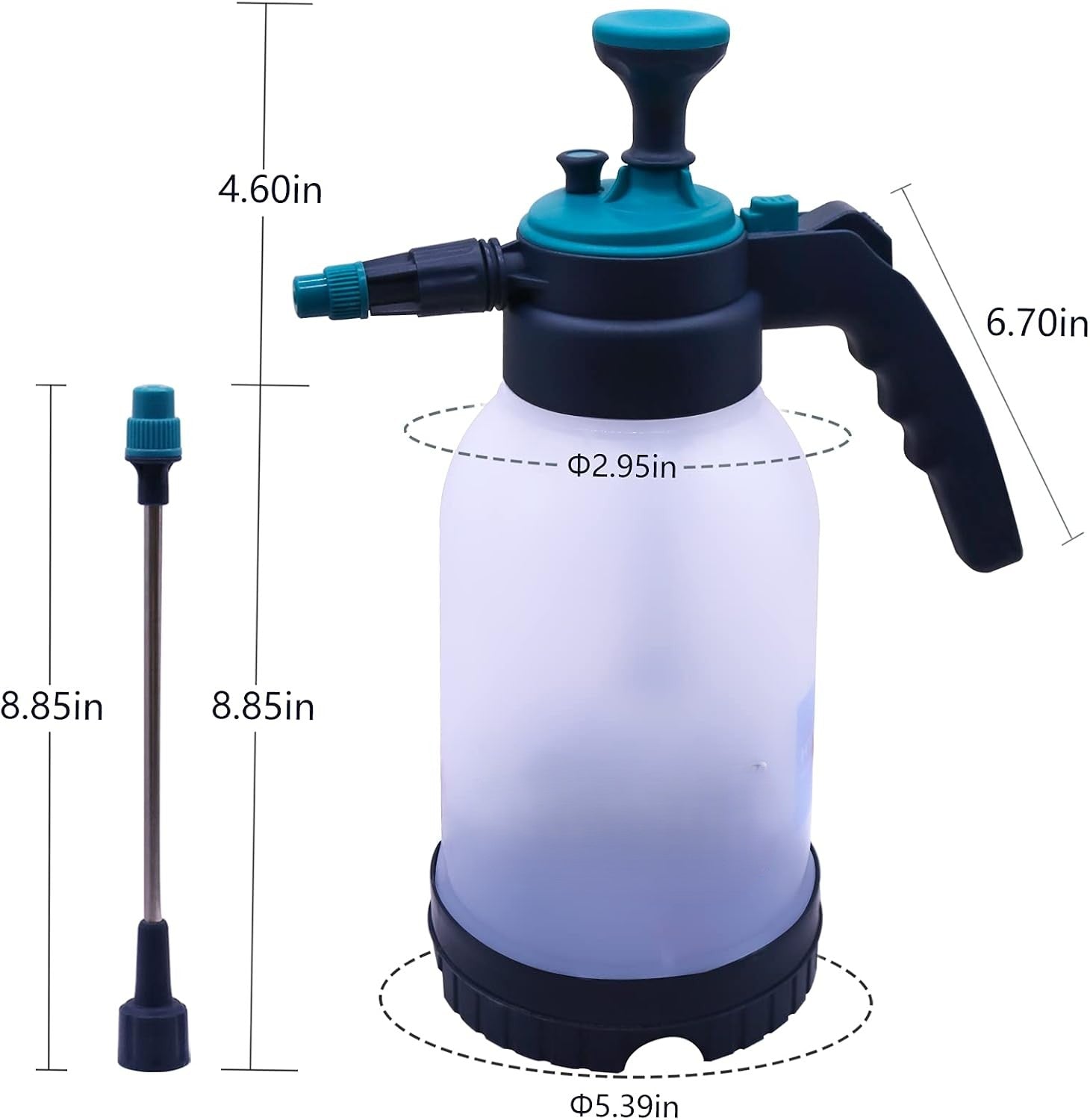 VersaStain 2Qt Sprayer – Concrete Stain Applicator for WRC Water‑Reducible & RAC Acid Stains - Concrete Resurrection