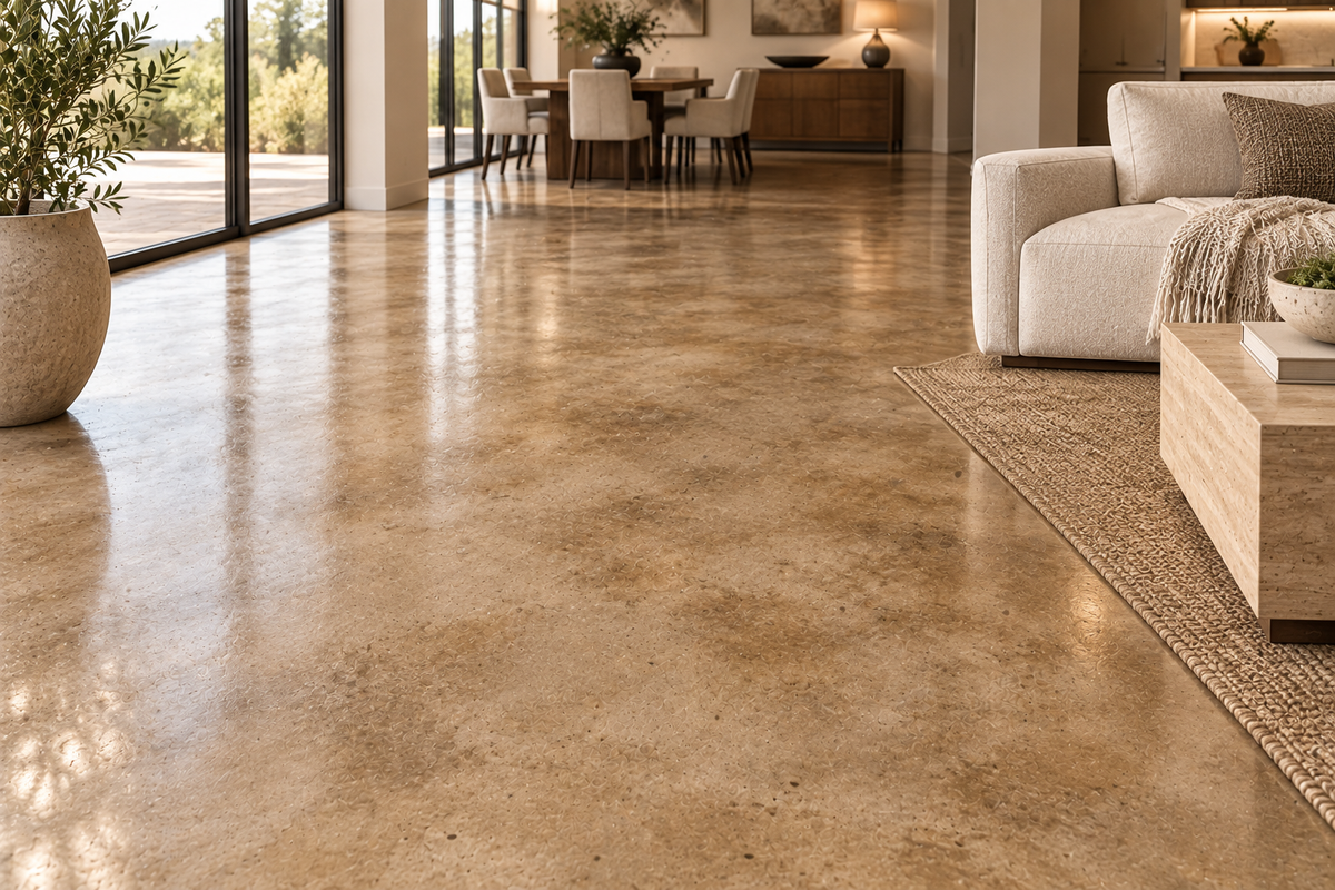 Buff and Mocha Water Based Stain - Dilute down further for a more translucent effect